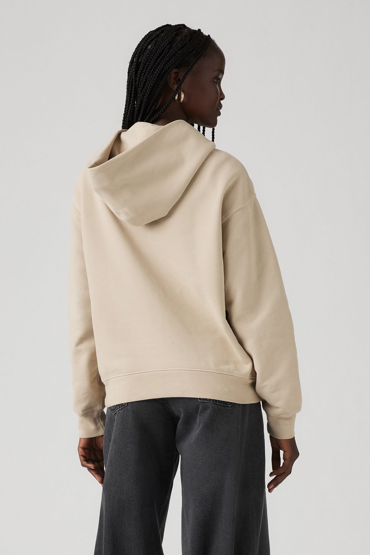 HERITAGE HOODIE H125 GARMENT DYE WHITE 2