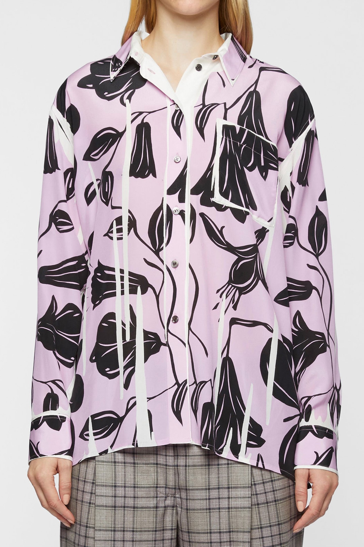 WOMENS SHIRT BUBBLEGUM/RASP 1