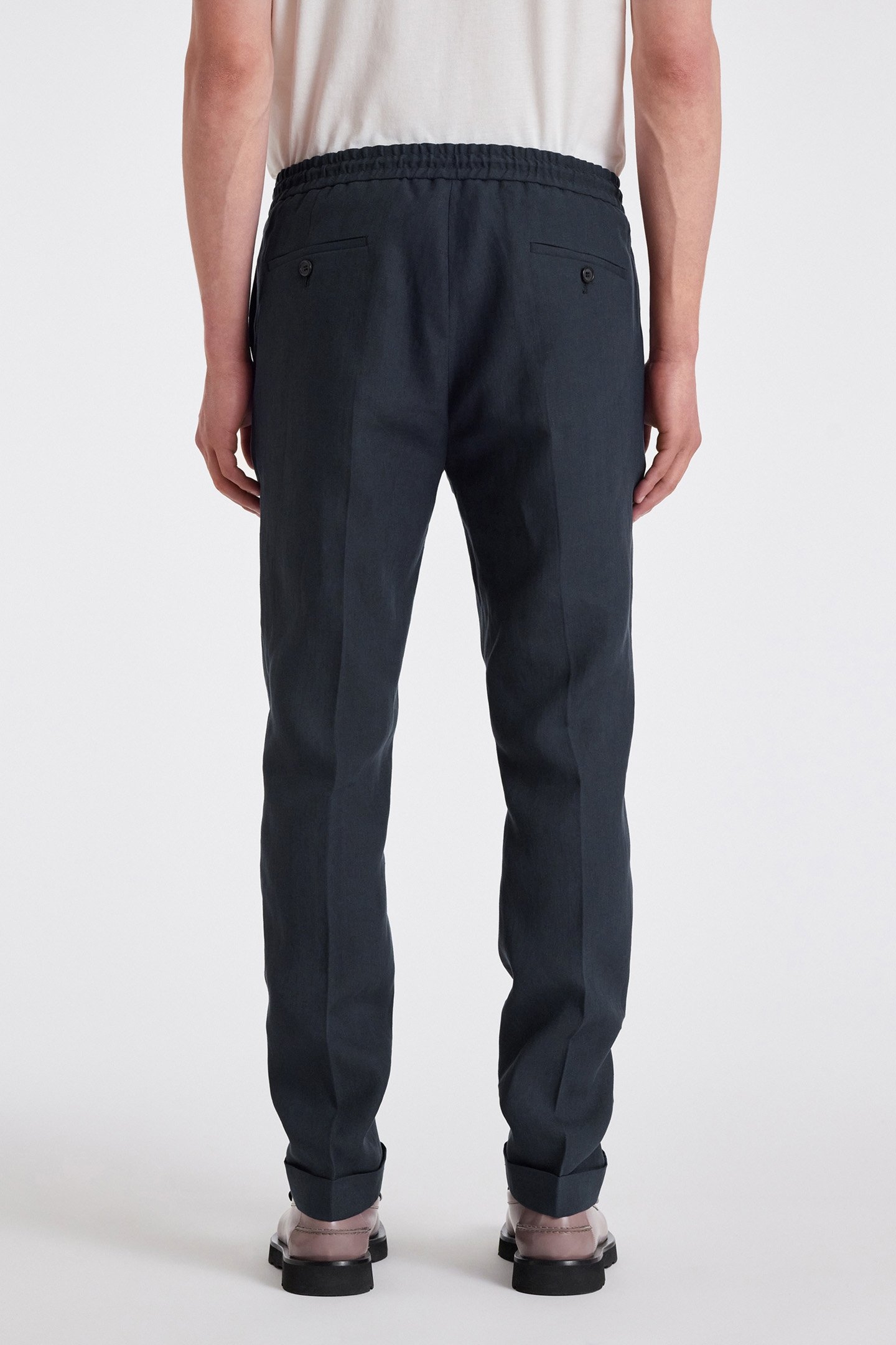 MENS DRAWCORD TROUSER VERY DARK NAVY 2