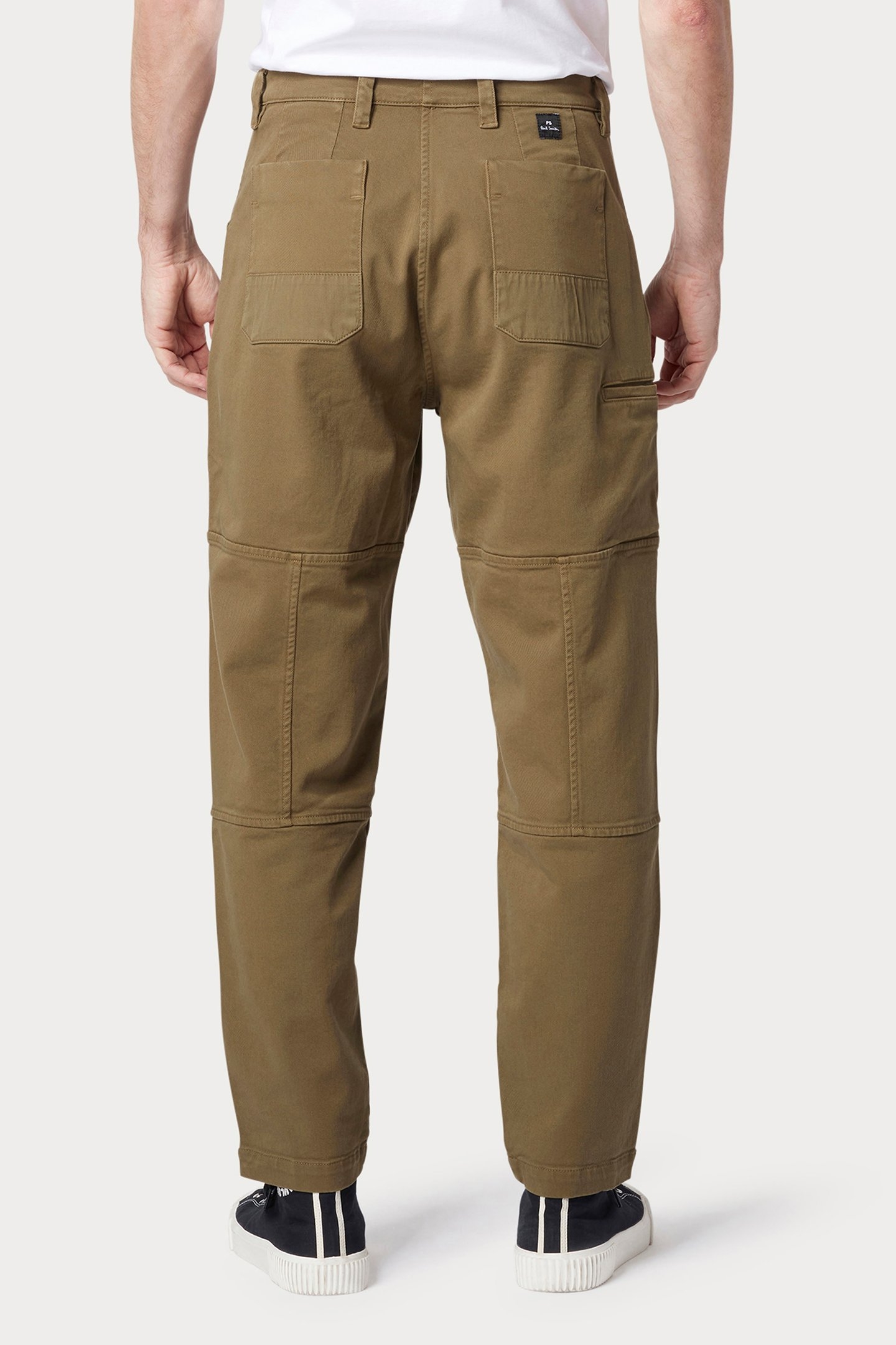 MENS BARREL FIT CHINO MILITARY GREEN 2