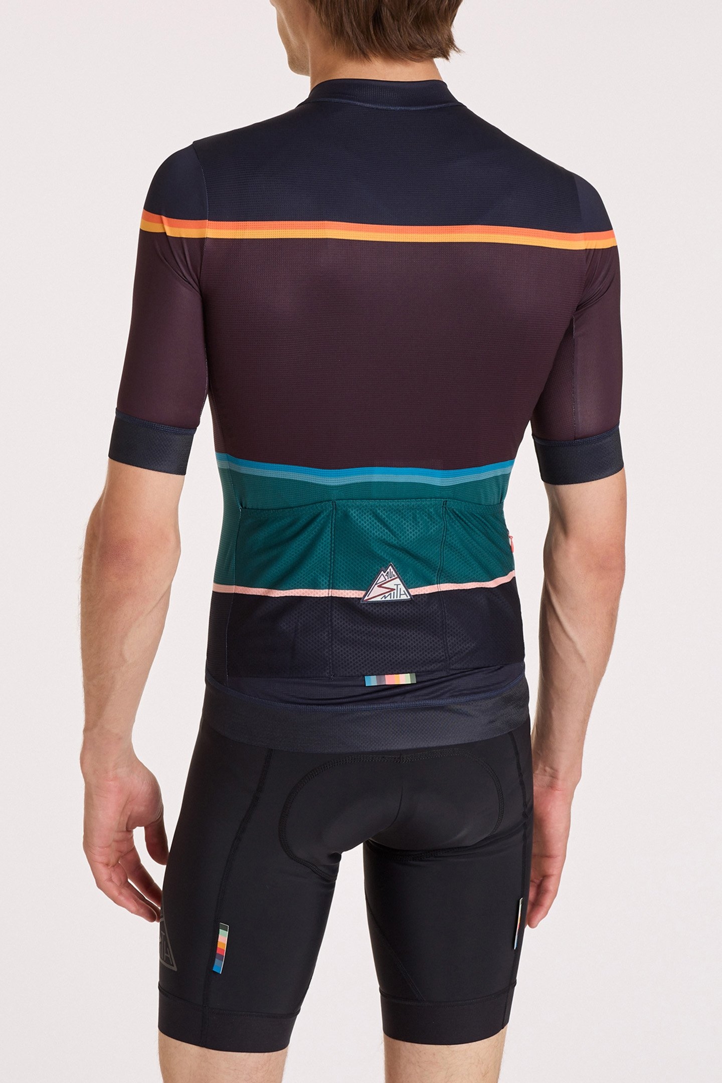 CYCLE JERSEY S/S BOLD STRIPE VERY DARK NAVY 2