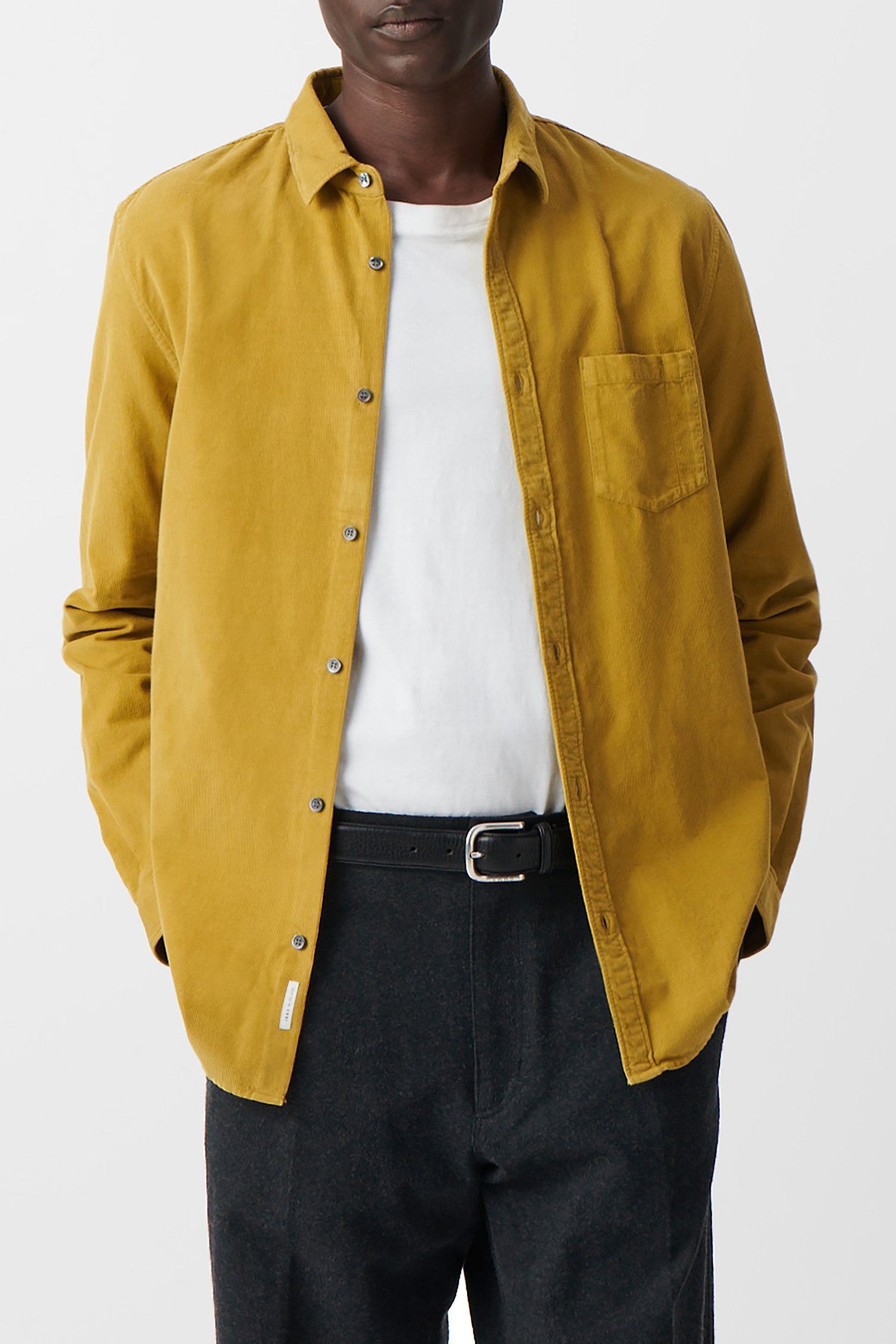 SHIRT REGULAR LICHEN VELVET MILLERAIES 1