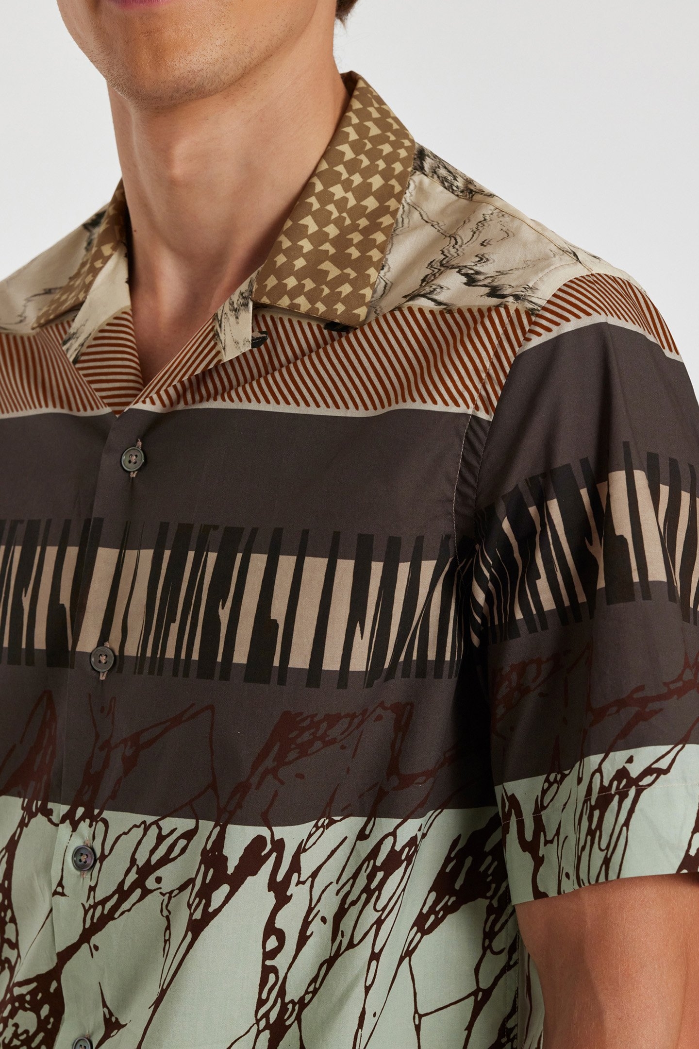 S/S REGULAR FIT SHIRT LT GREYISH GREEN 5