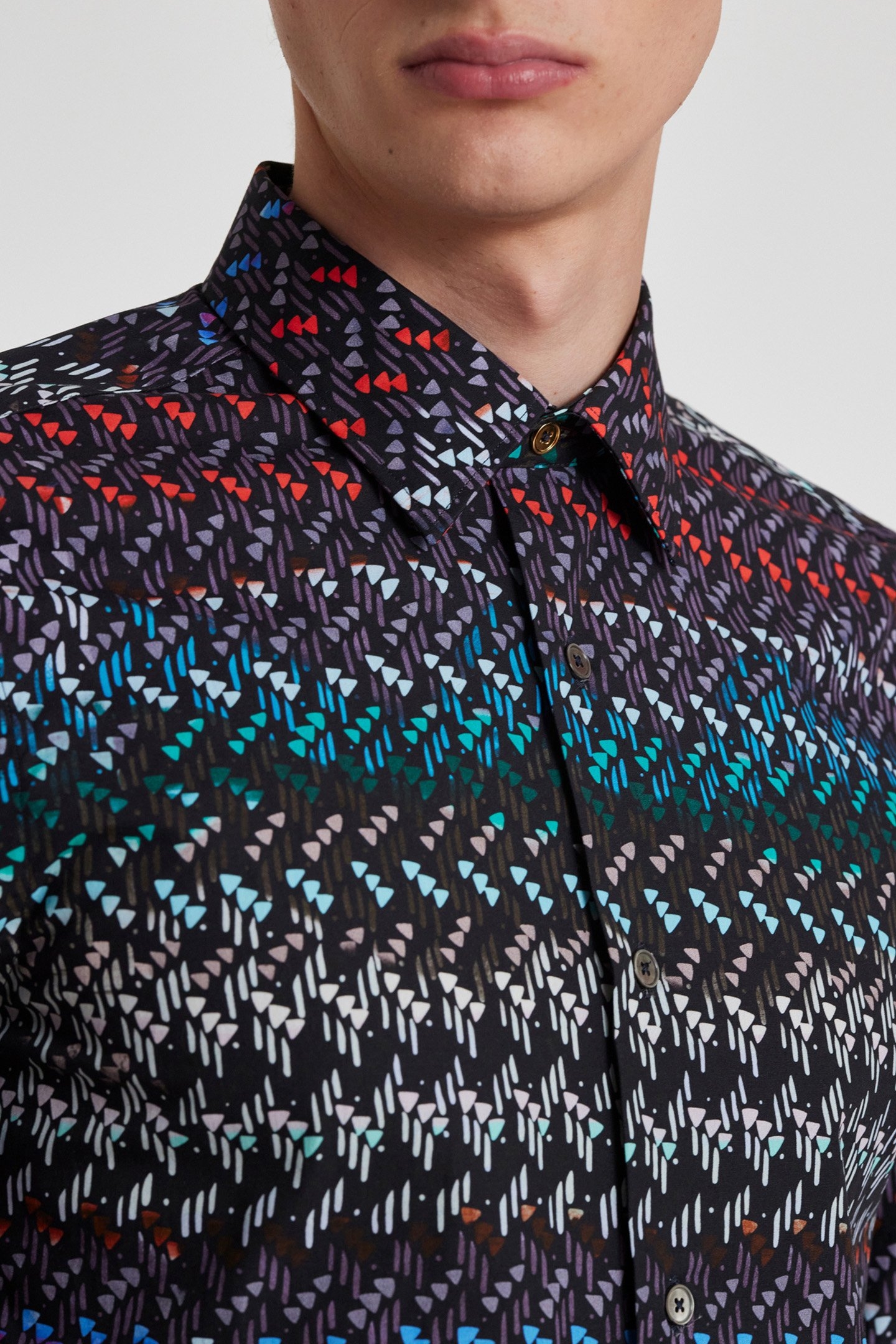 S/C SUPER SLIM FIT SHIRT VERY DARK NAVY 5