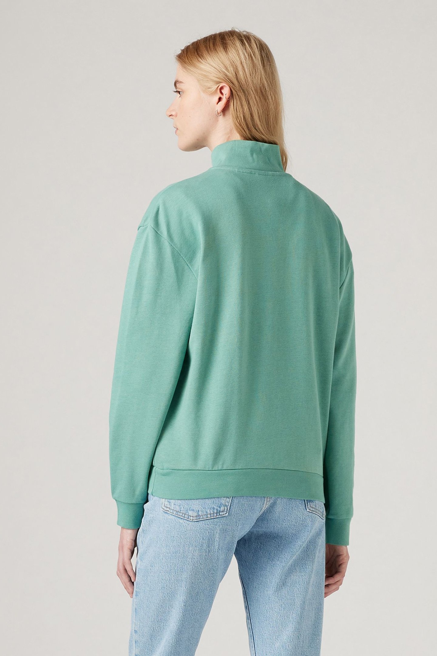 EVERYDAY 1/4 ZIP BERYL GREEN 2