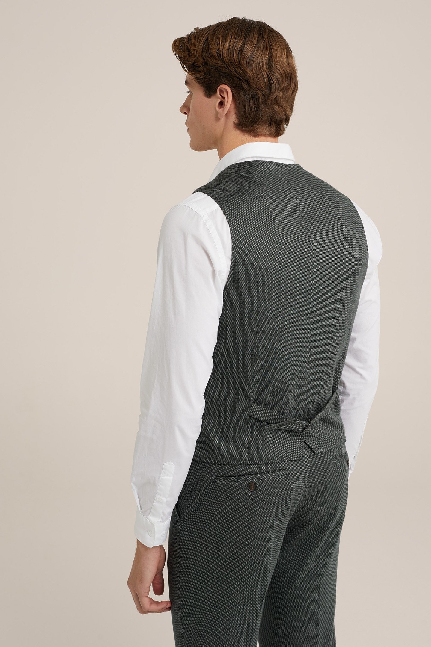 WAISTCOAT GREYISH GREEN 2