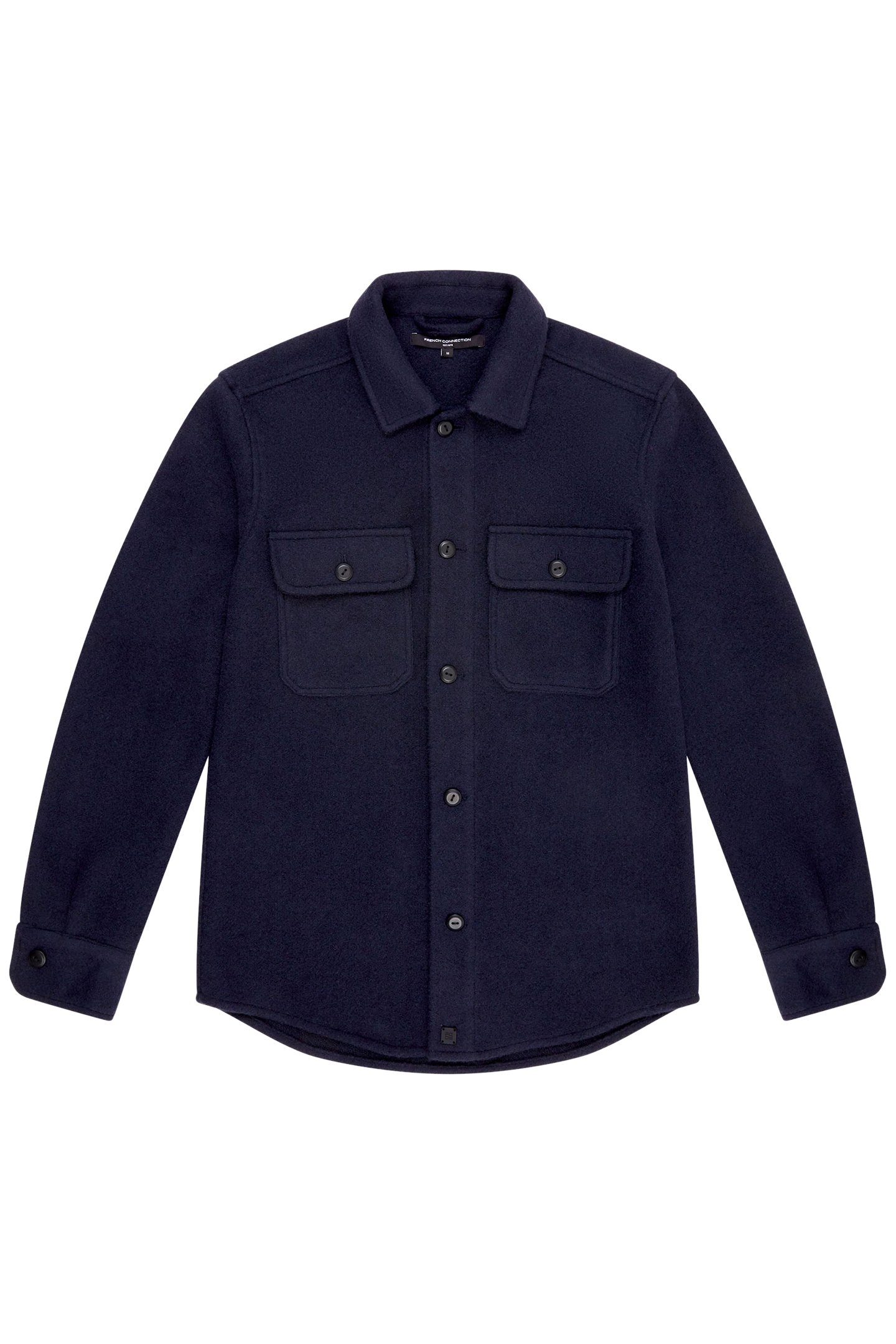 BRUSHED OVERSHIRT MARINE 3