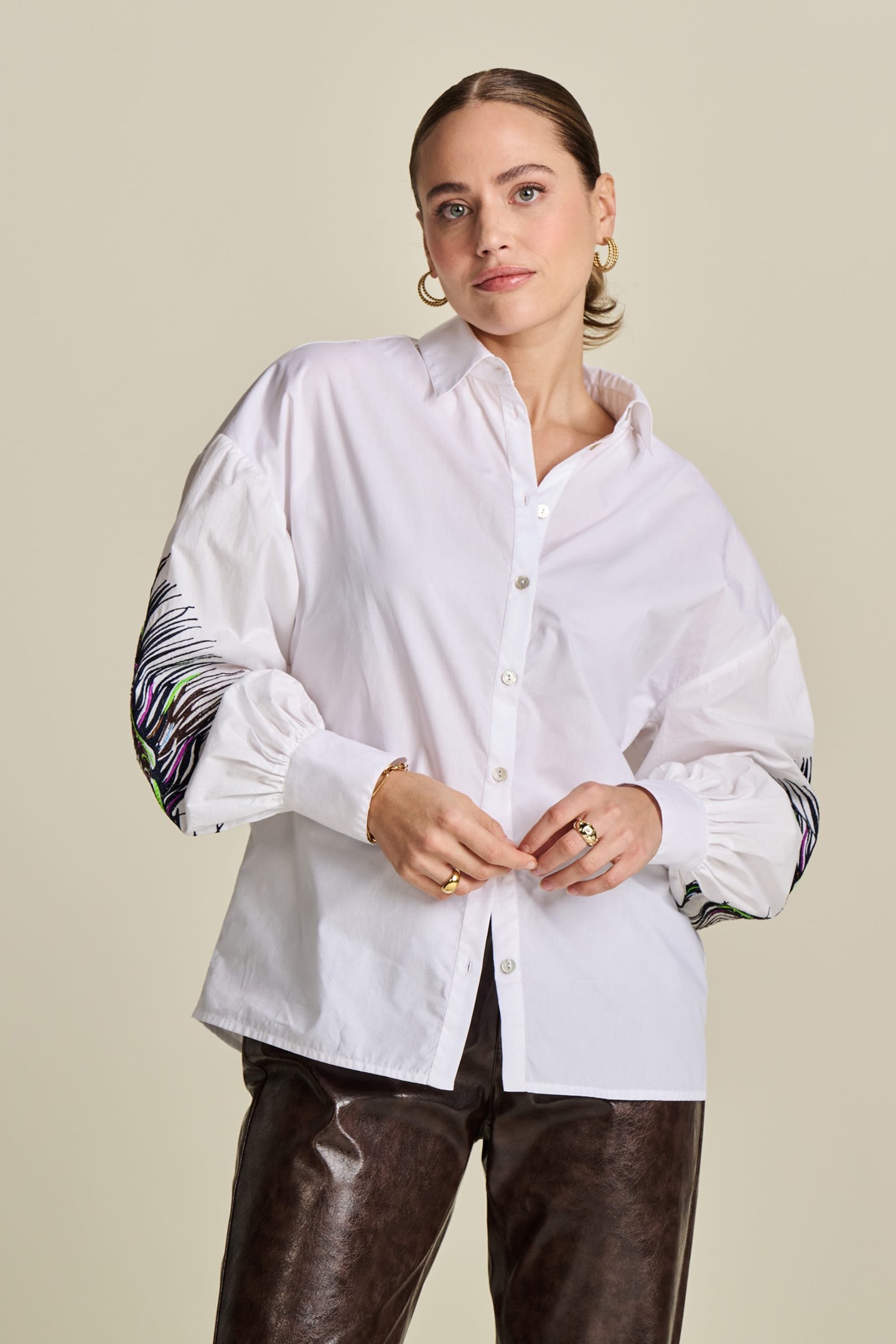 BLOUSE - MAXIME FEATHER WHITE 1