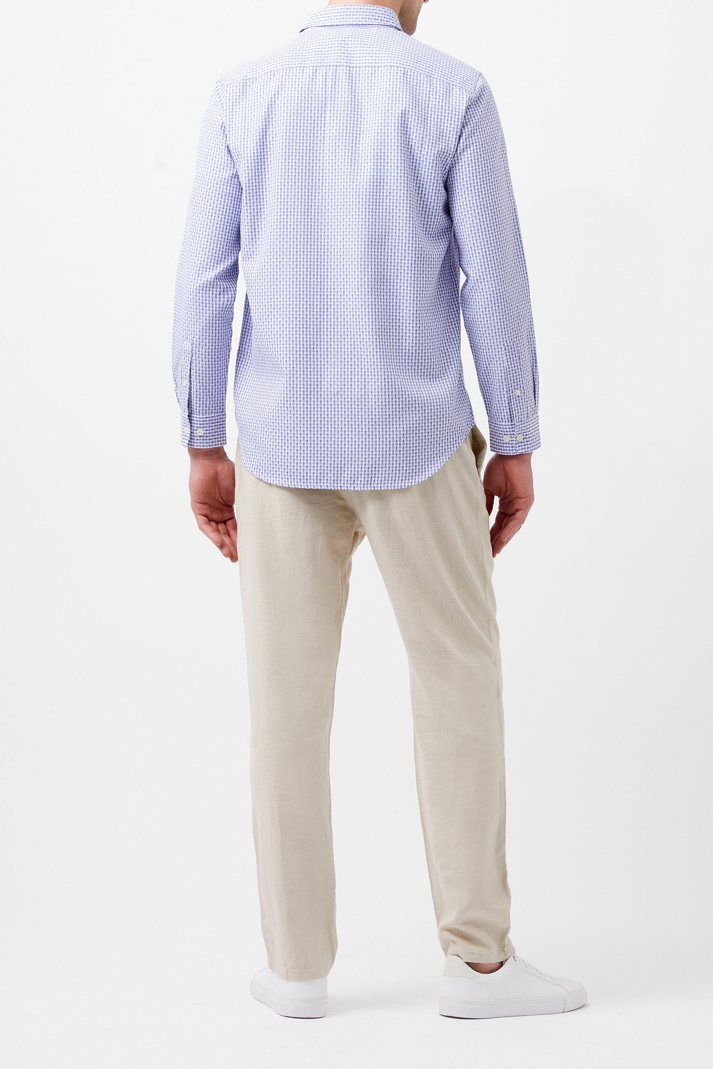 REGULAR FIT/CLASSIC COLLAR BLUE CHECK 3