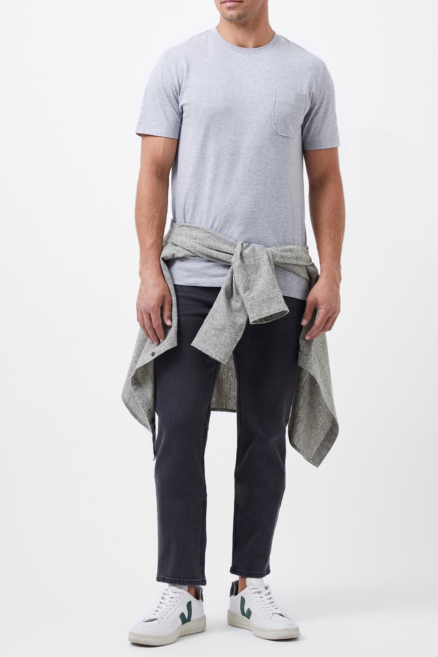 POCKET TEE LIGHT GREY MEL 4