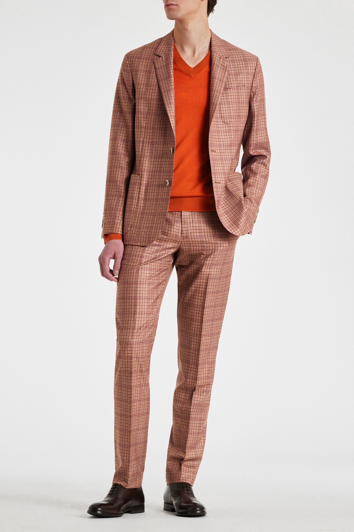 MENS 2 BTN PATCH POCKET JACKET PINK 3