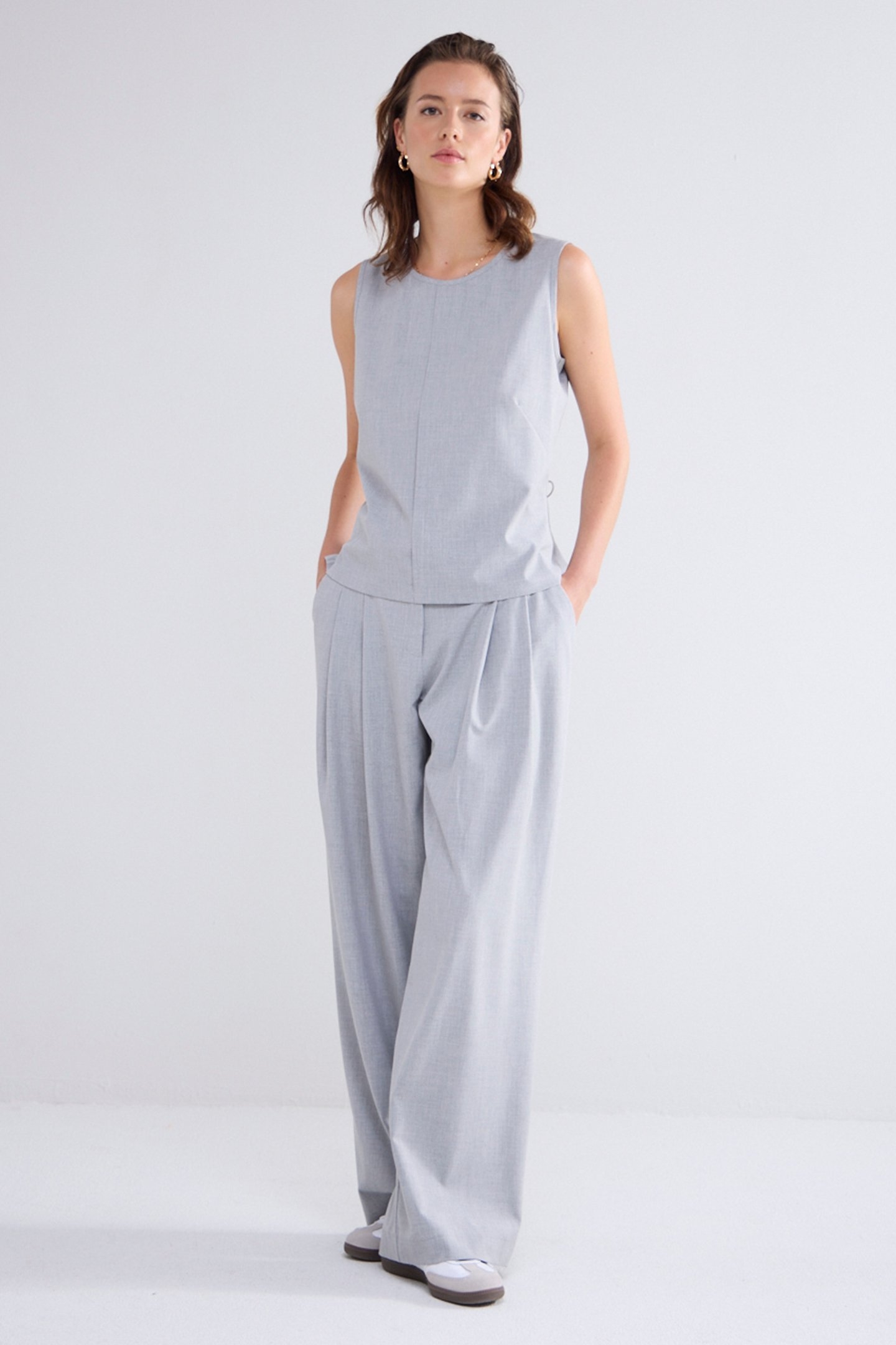 TOP VISCOSE BLEND STRETCH GREYS 1