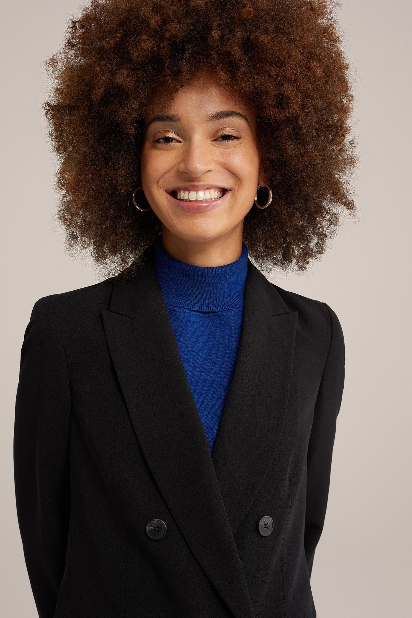 KNITTED PULLOVER BRIGHT BLUE 6