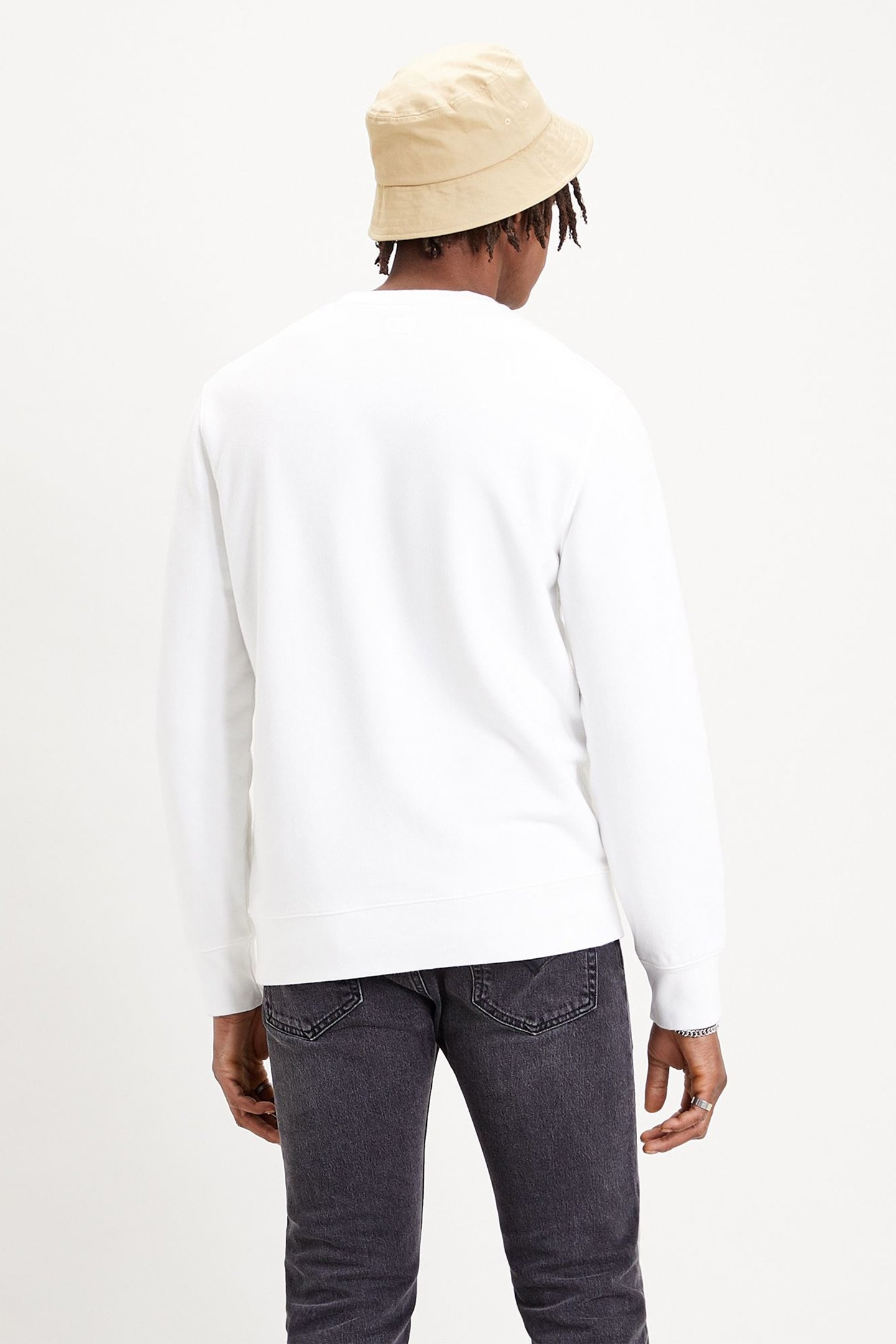 THE ORIGINAL HM CREW WHITE FRENCH TERRY 2