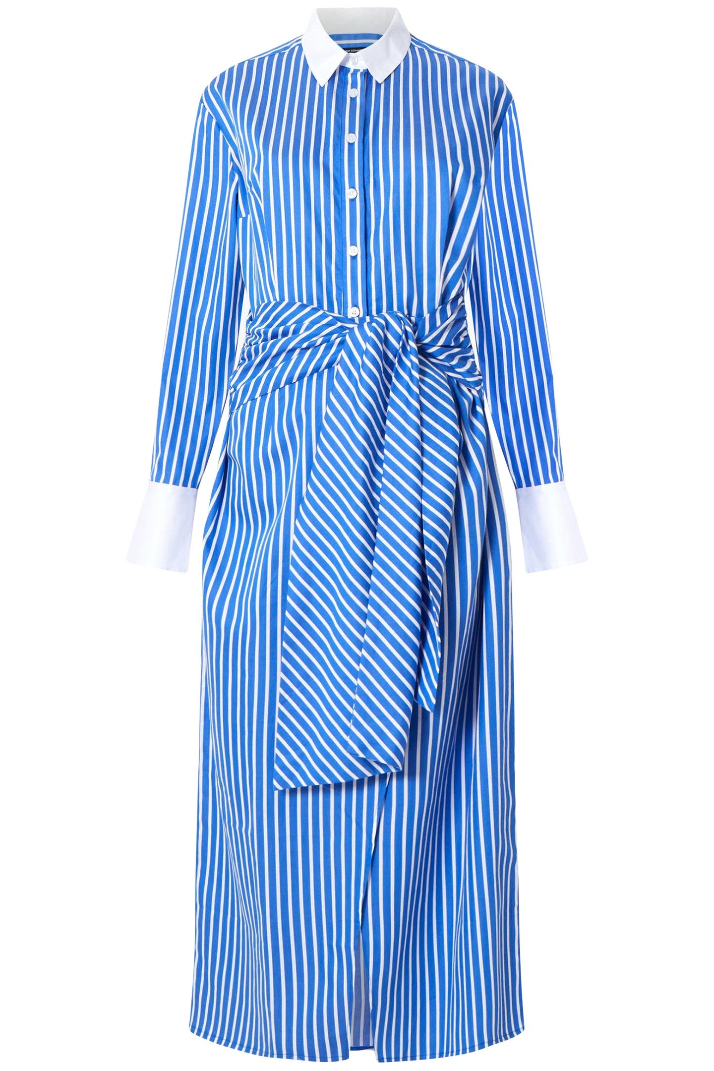 ALEXIS DRESS WHITE/BLUE 3