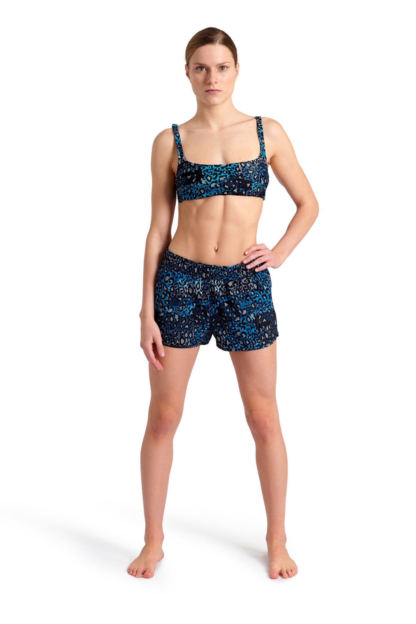 W ARENA WATER PRINTS BEACH SHORT ANIMALIER 3