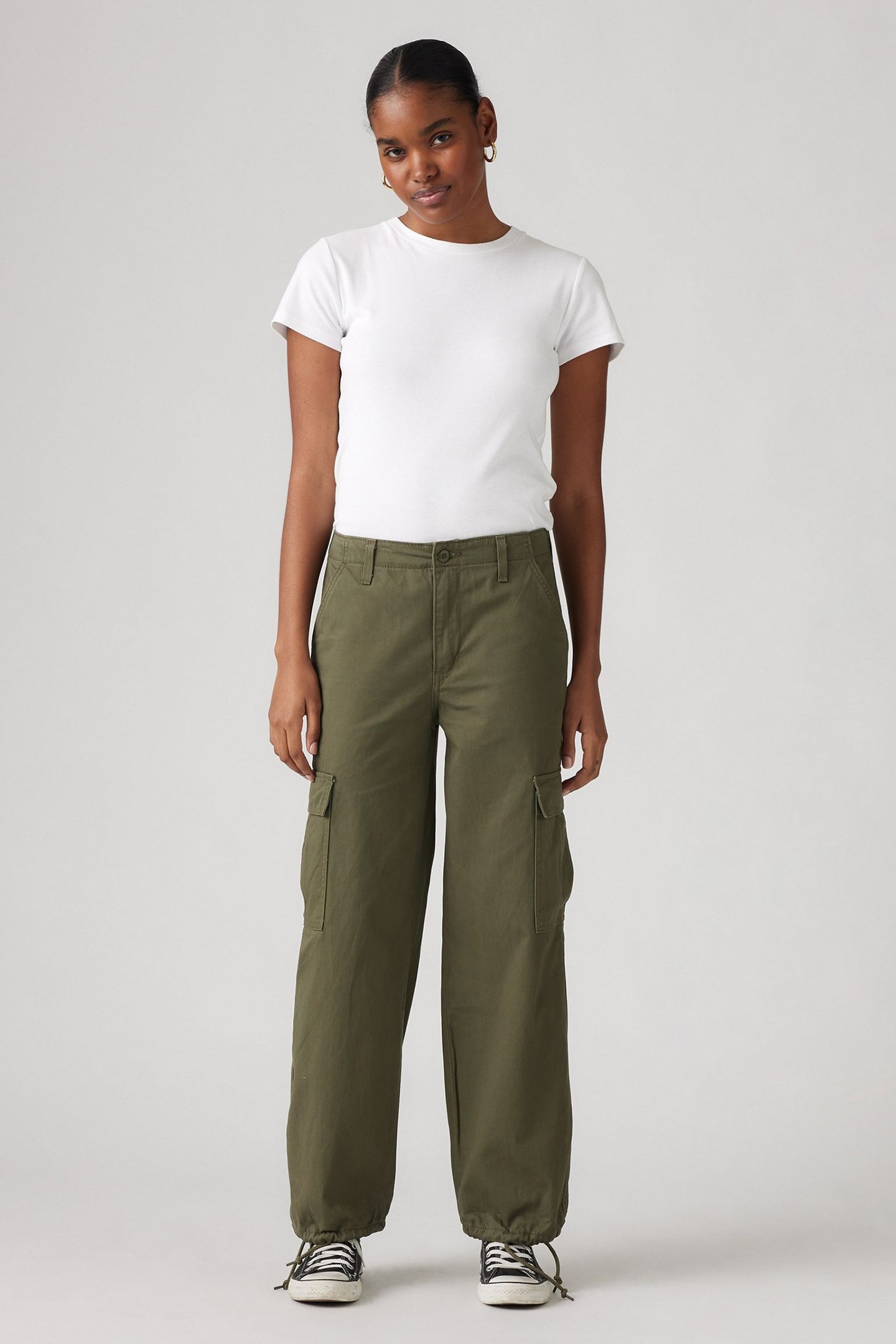 94 BAGGY CARGO ARMY GREEN 1