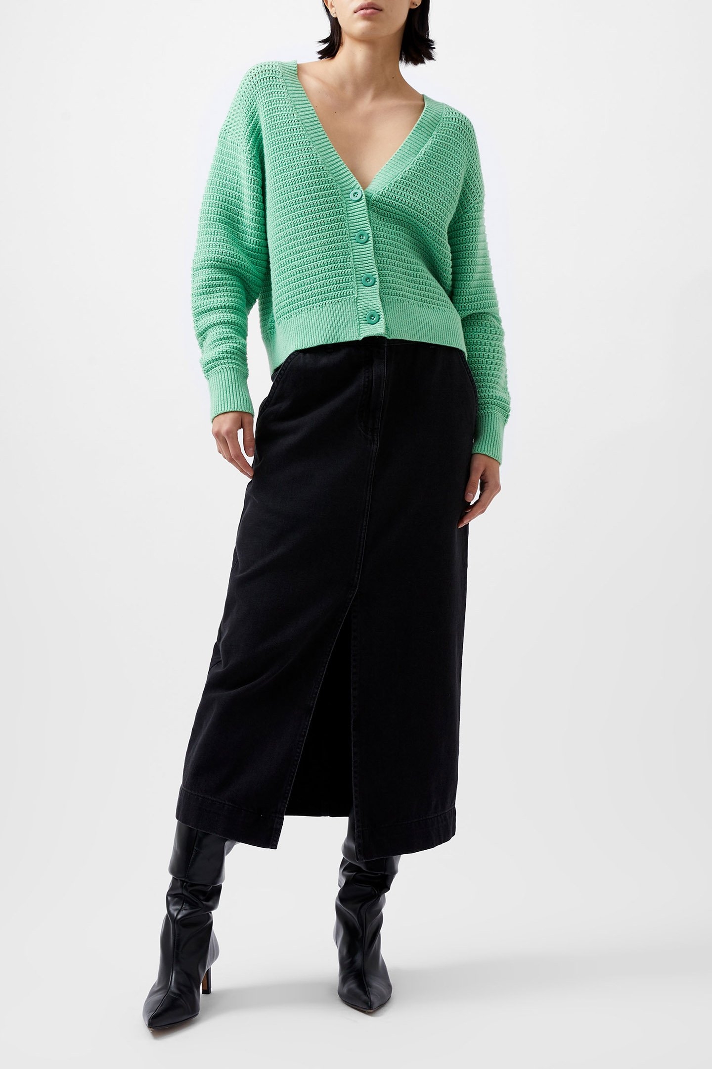 MANDA CARDIGAN MINTED GREEN 2