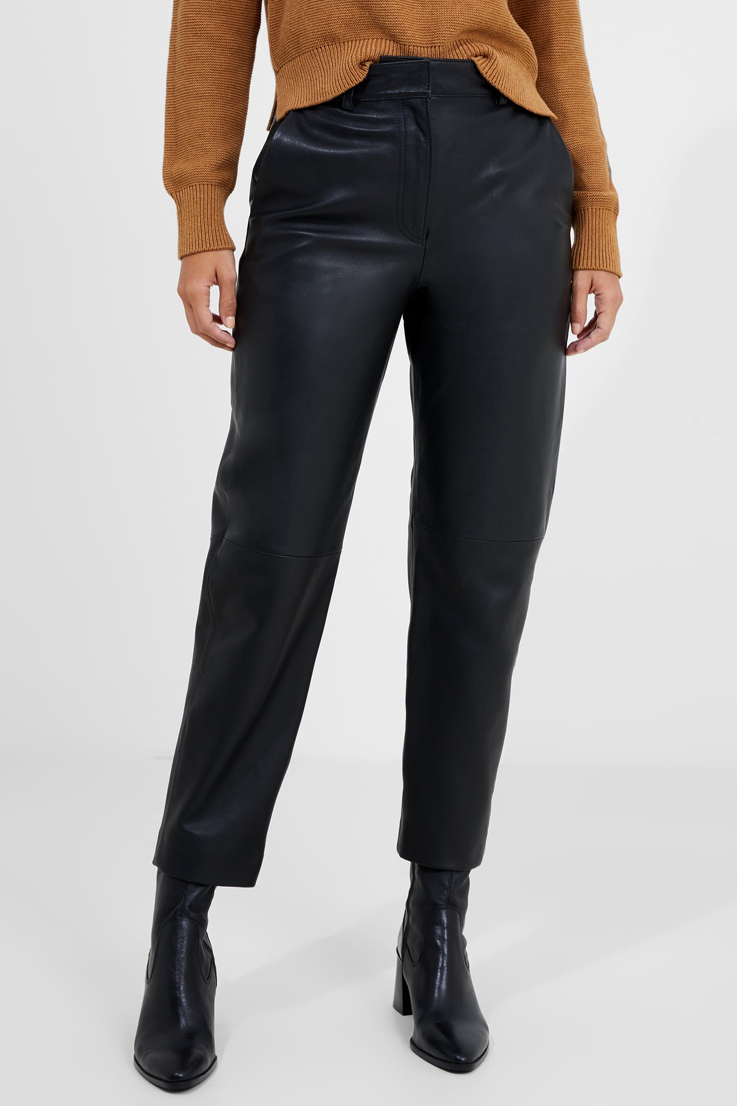 CONNIE LEATHER TROUSER BLACK 1