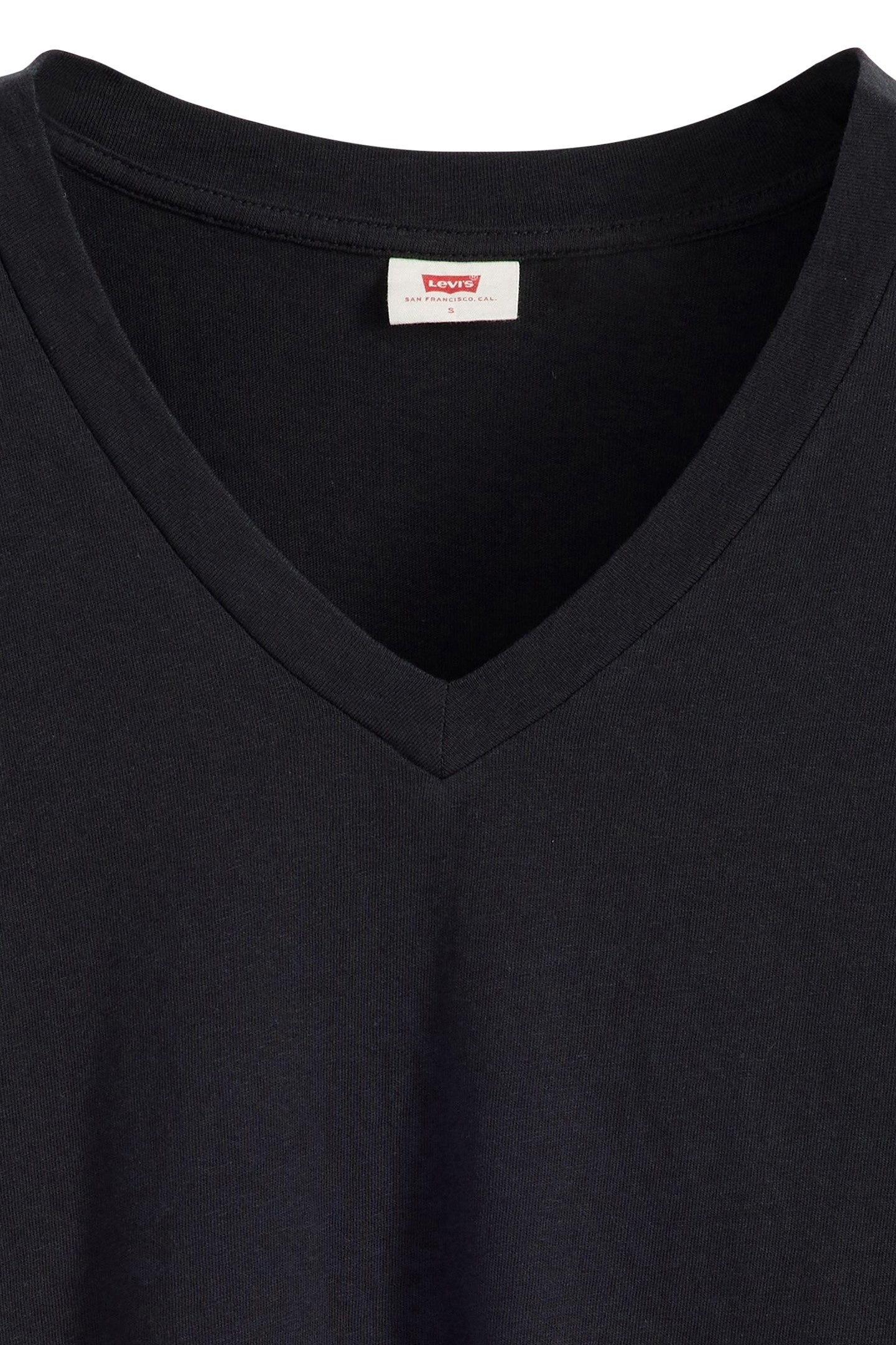 BOXY VNECK TEE CAVIAR SLUB 6