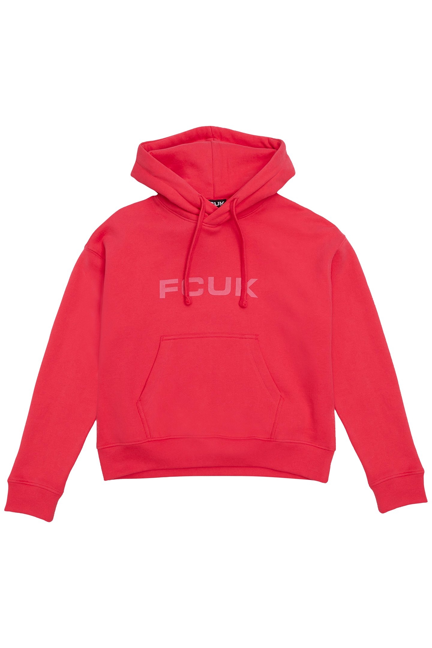 FCUK SHRUNKEN HOODIE VIRTUAL PINK 4