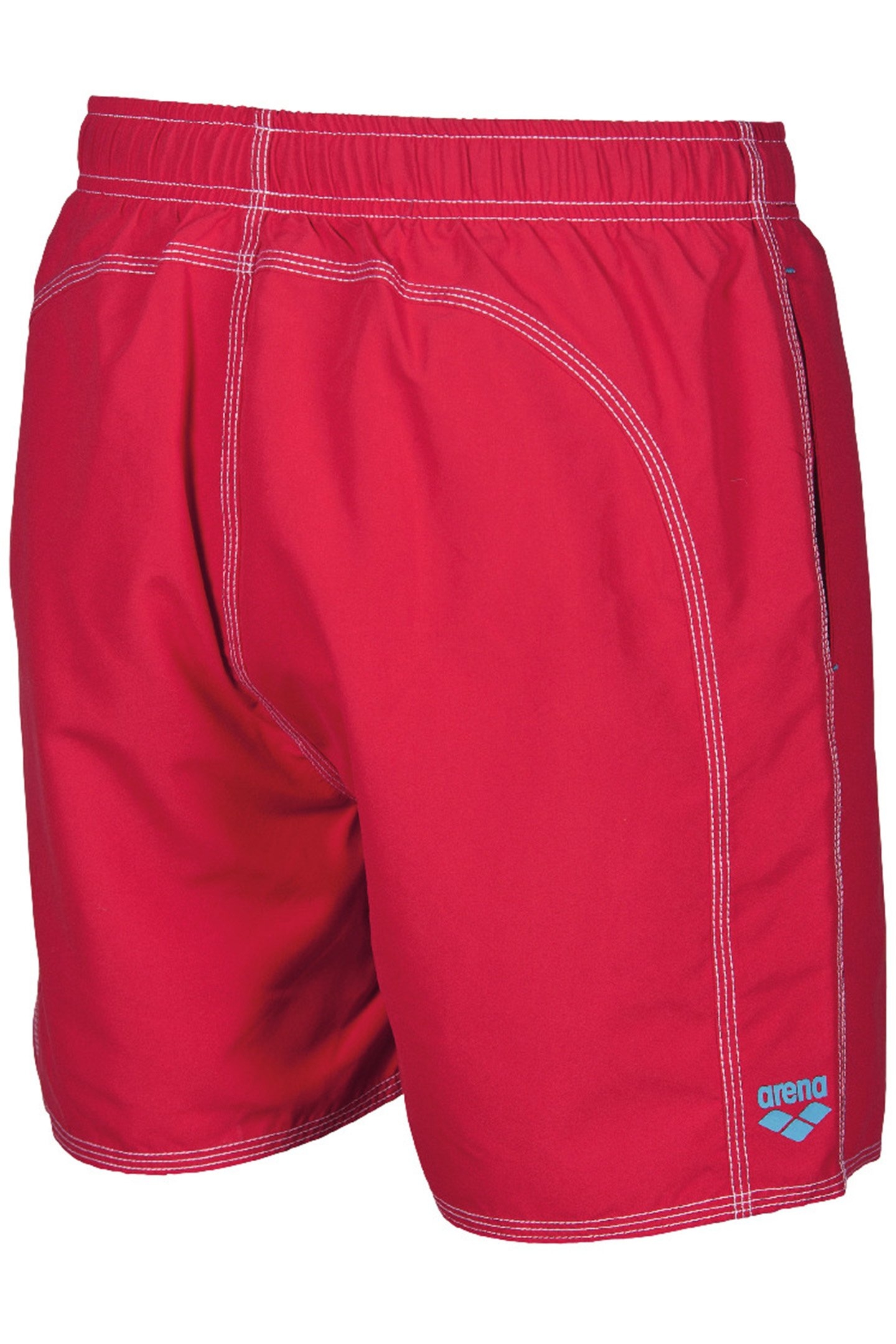 FUNDAMENTALS SOLID BOXER RED-TURQUOISE 4