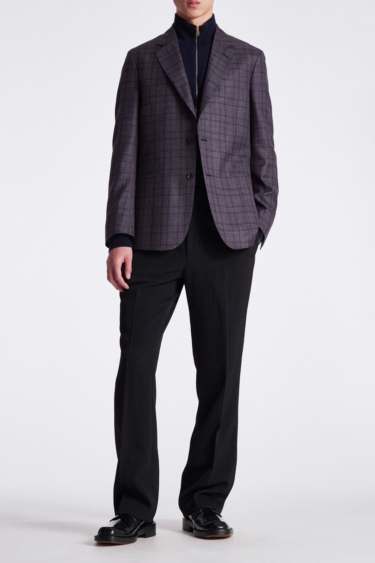 GENTS 2BTN JACKET DARK VIOLET 3