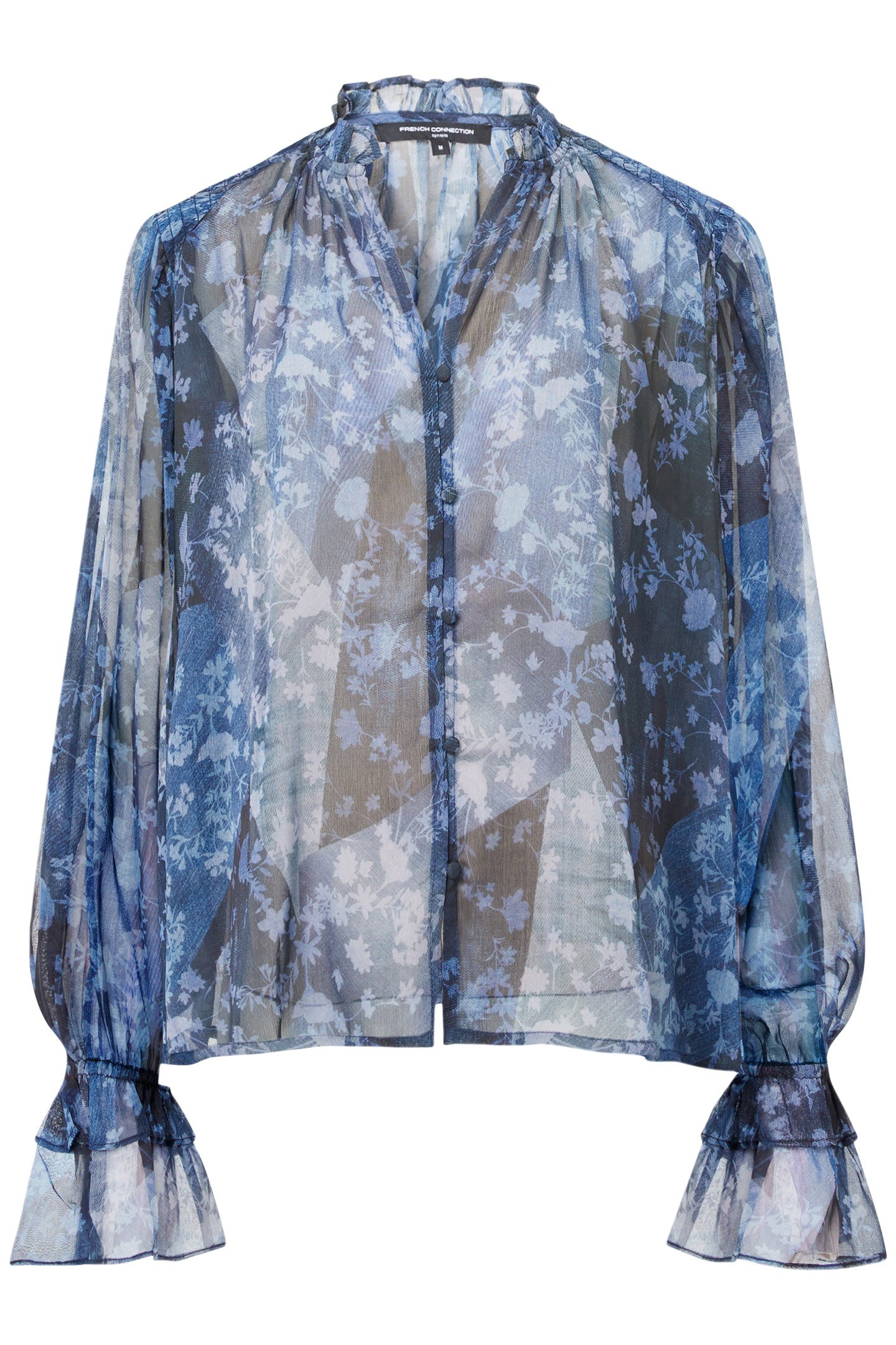 DAWN HALLIE CRINKLE TOP INDIGO 3