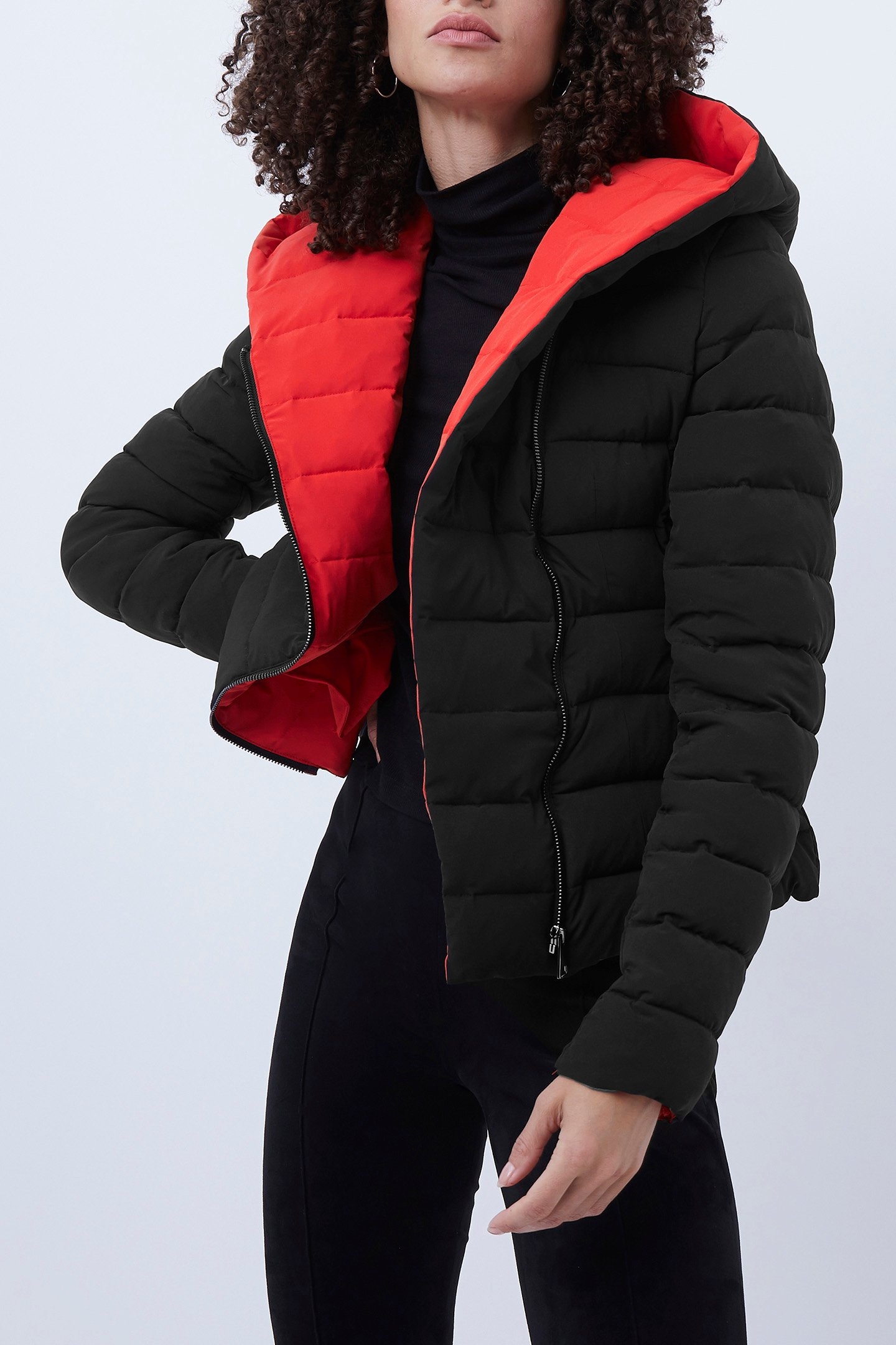 IOLA PUFFA COAT BLACK 4