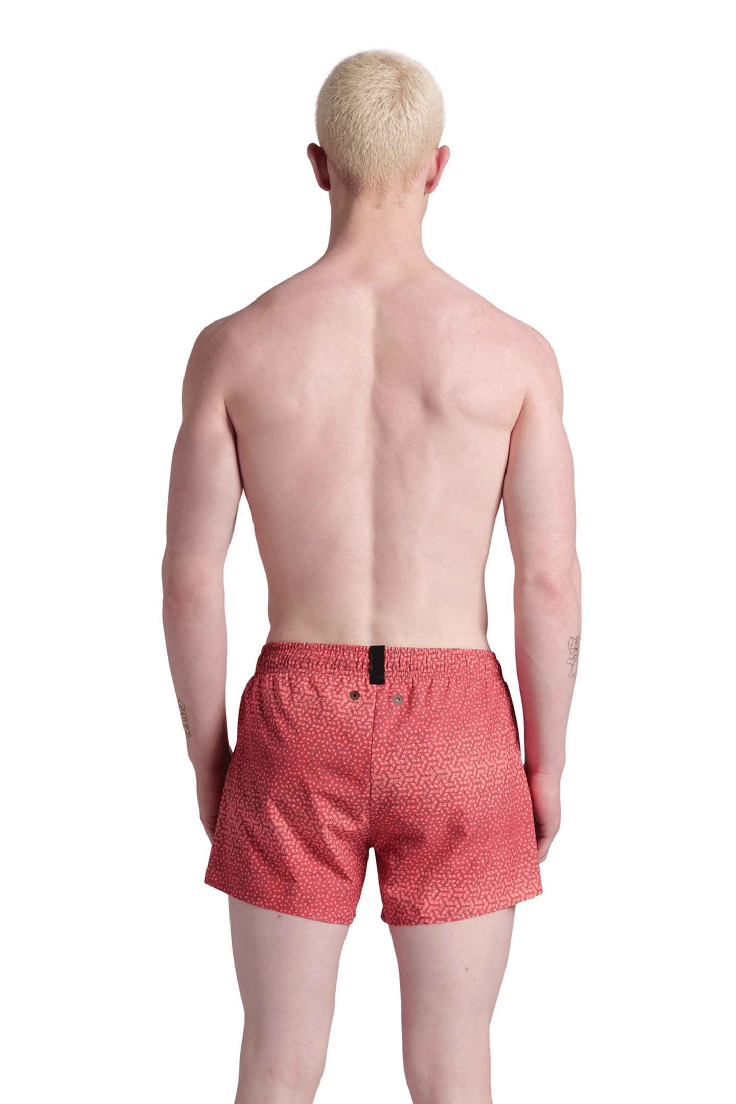 MEN'S ARENA EVO BEACH X-SHORT AO ASTRO RED MULTI 2