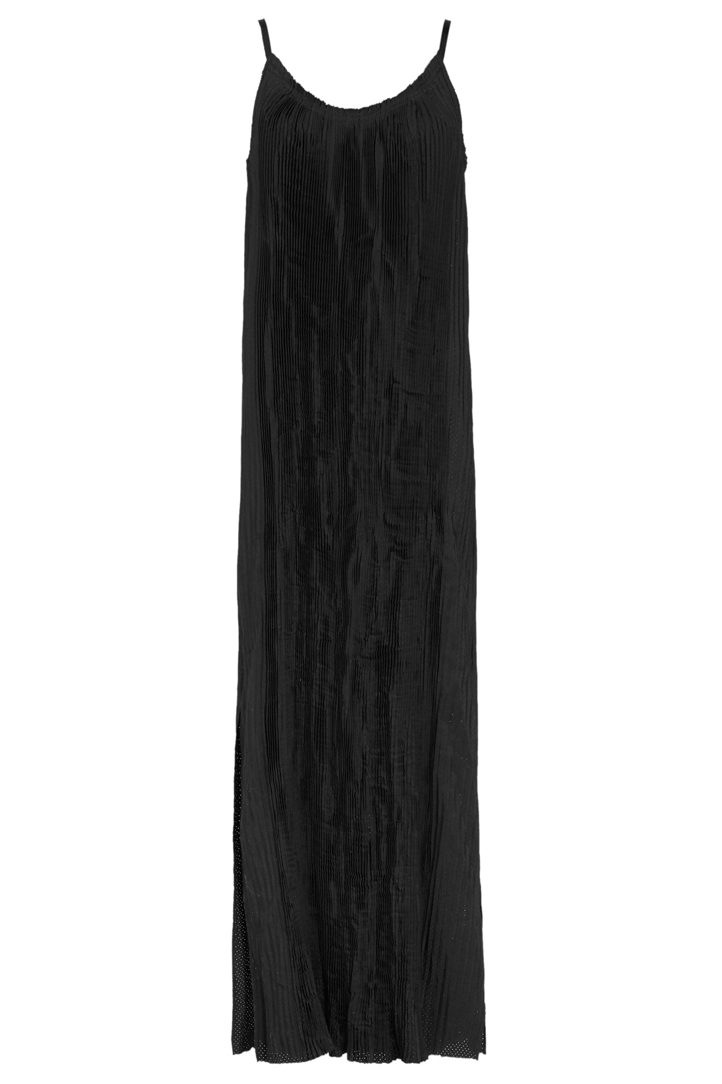 ROMEY PLEAT DRESS BLACK 1