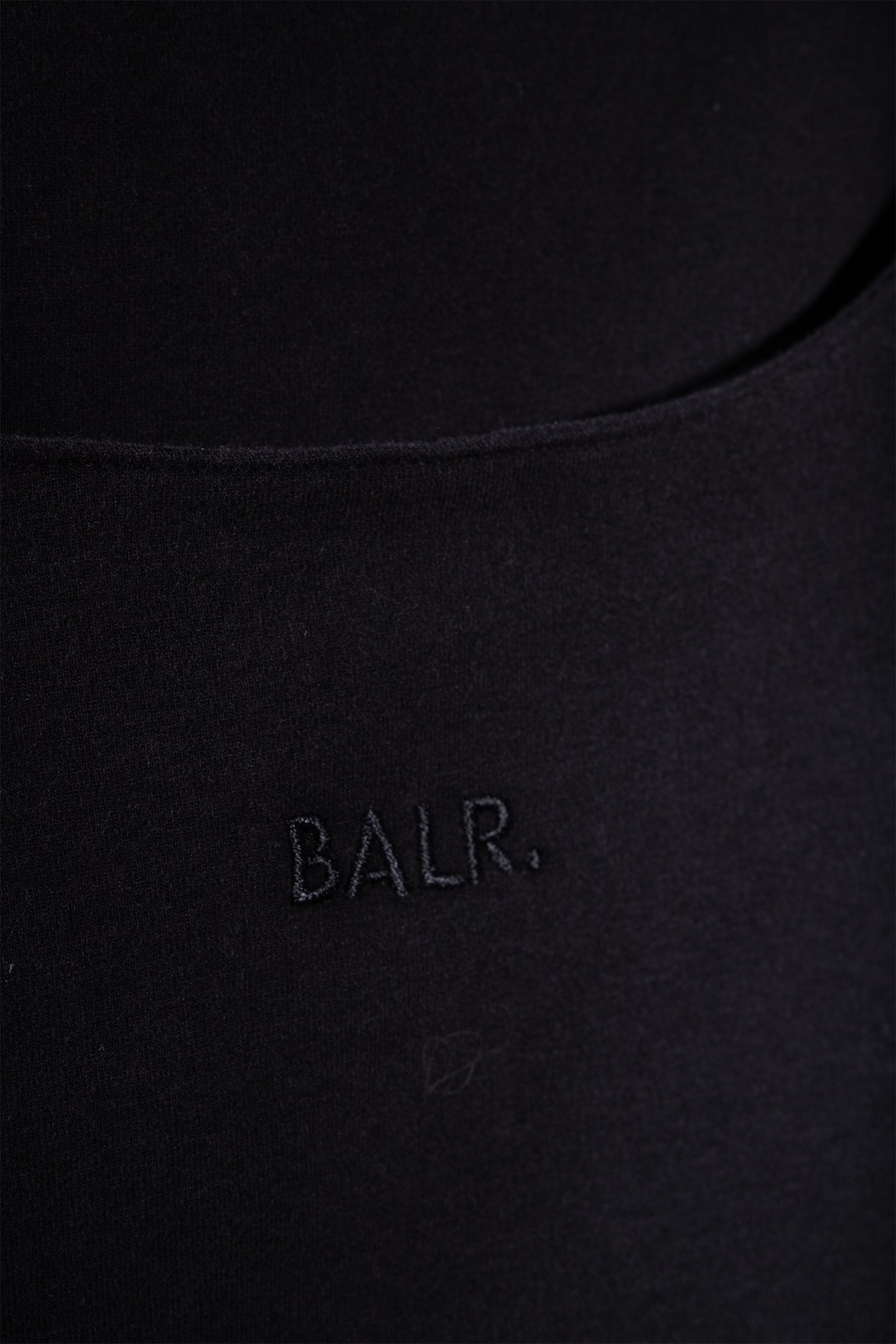 LOGO BRAND SQUARE NECK TOP JET BLACK 4