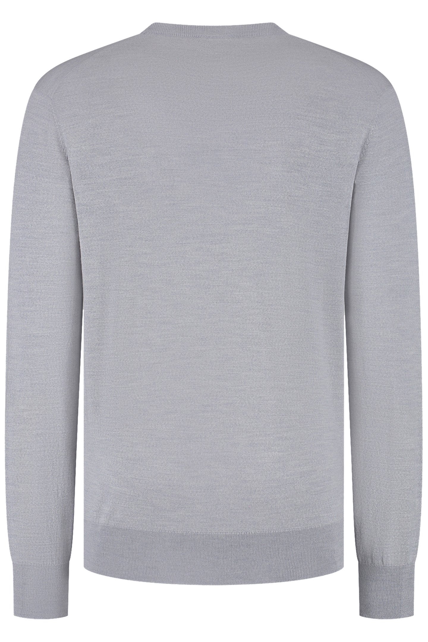 CREW NECK 100% MERINO MOONSTONE GREY 3