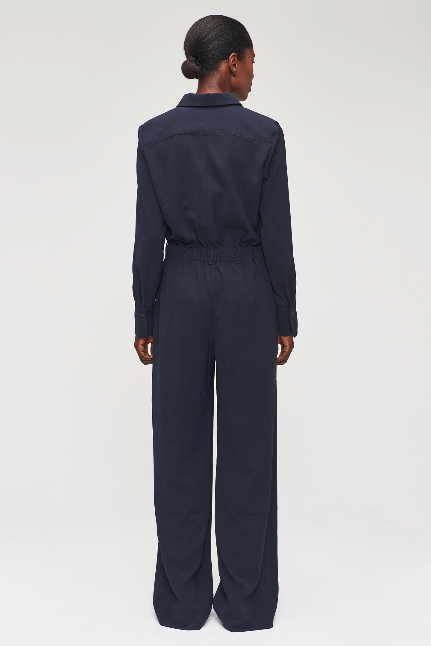 RELAXED FIT JUMPSUIT MIDNIGHT BLUE 2