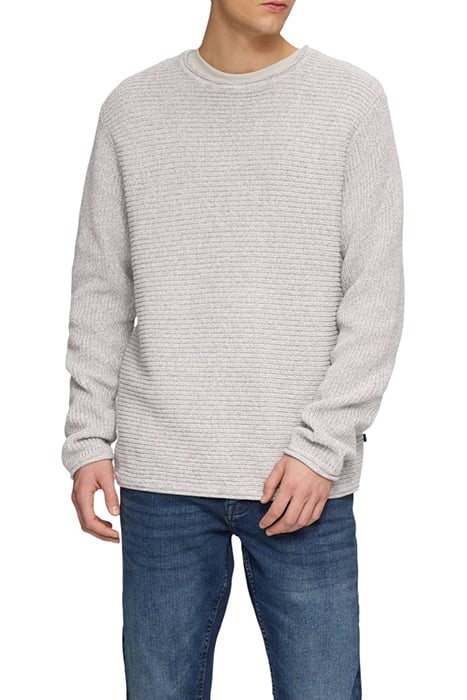 S.OLIVER-QS PULLOVER LIGHT GREY 1