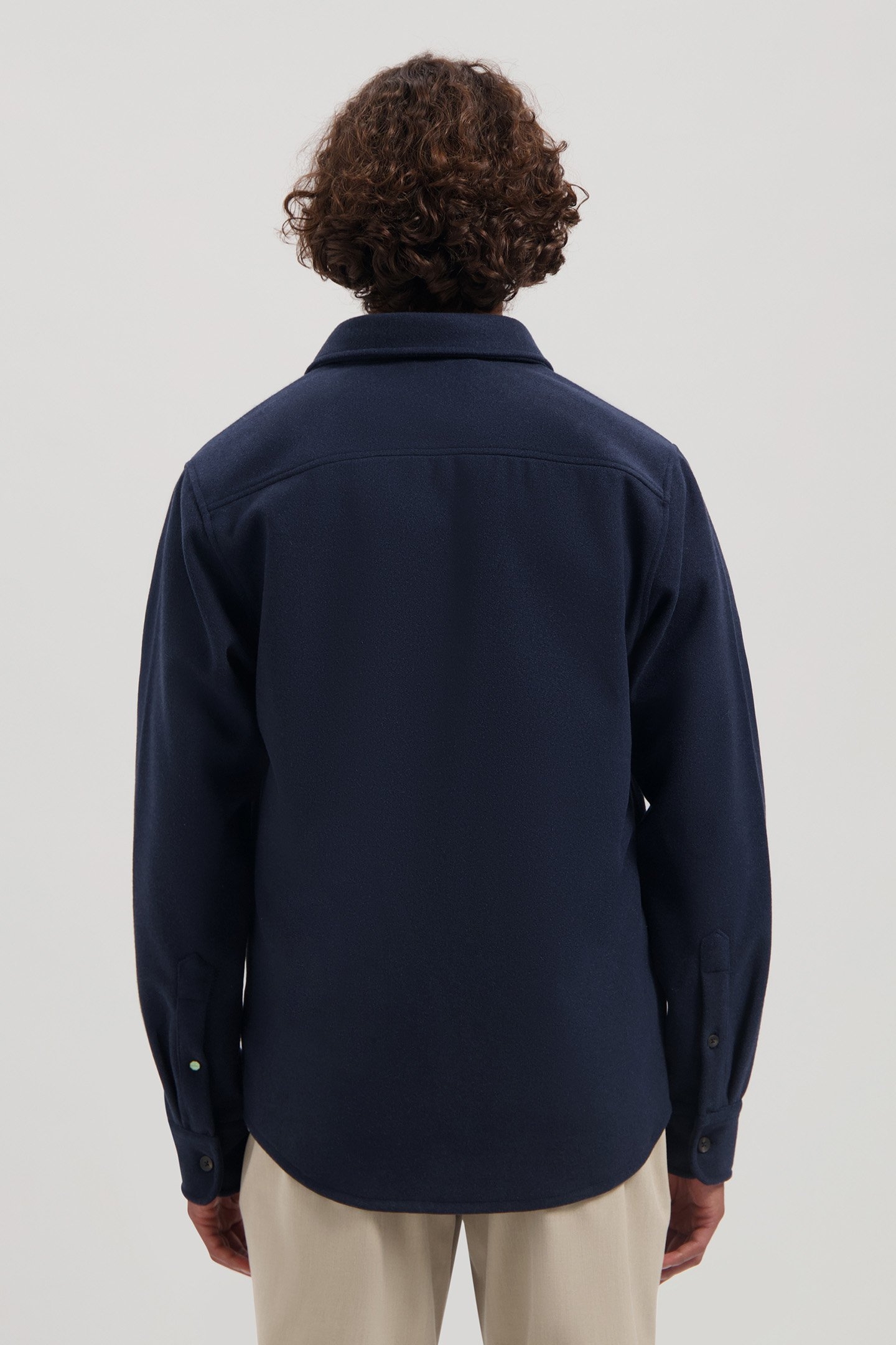 DS_ULRIK OVERSHIRT DK. NAVY 2