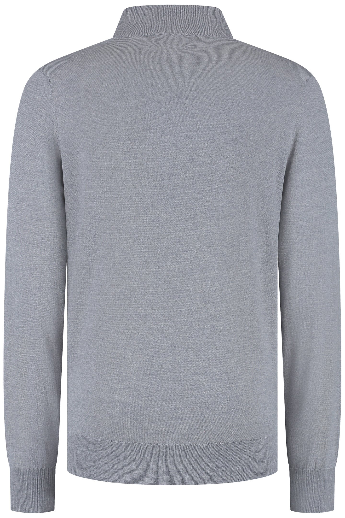 ZIP UP 100% MERINO MOONSTONE GREY 3