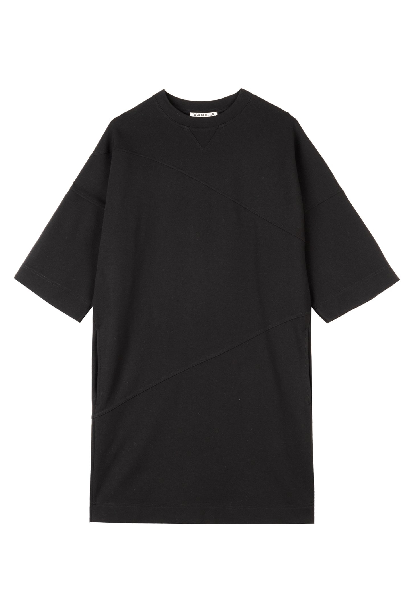 OVERSIZED T-DRESS BLACK 3