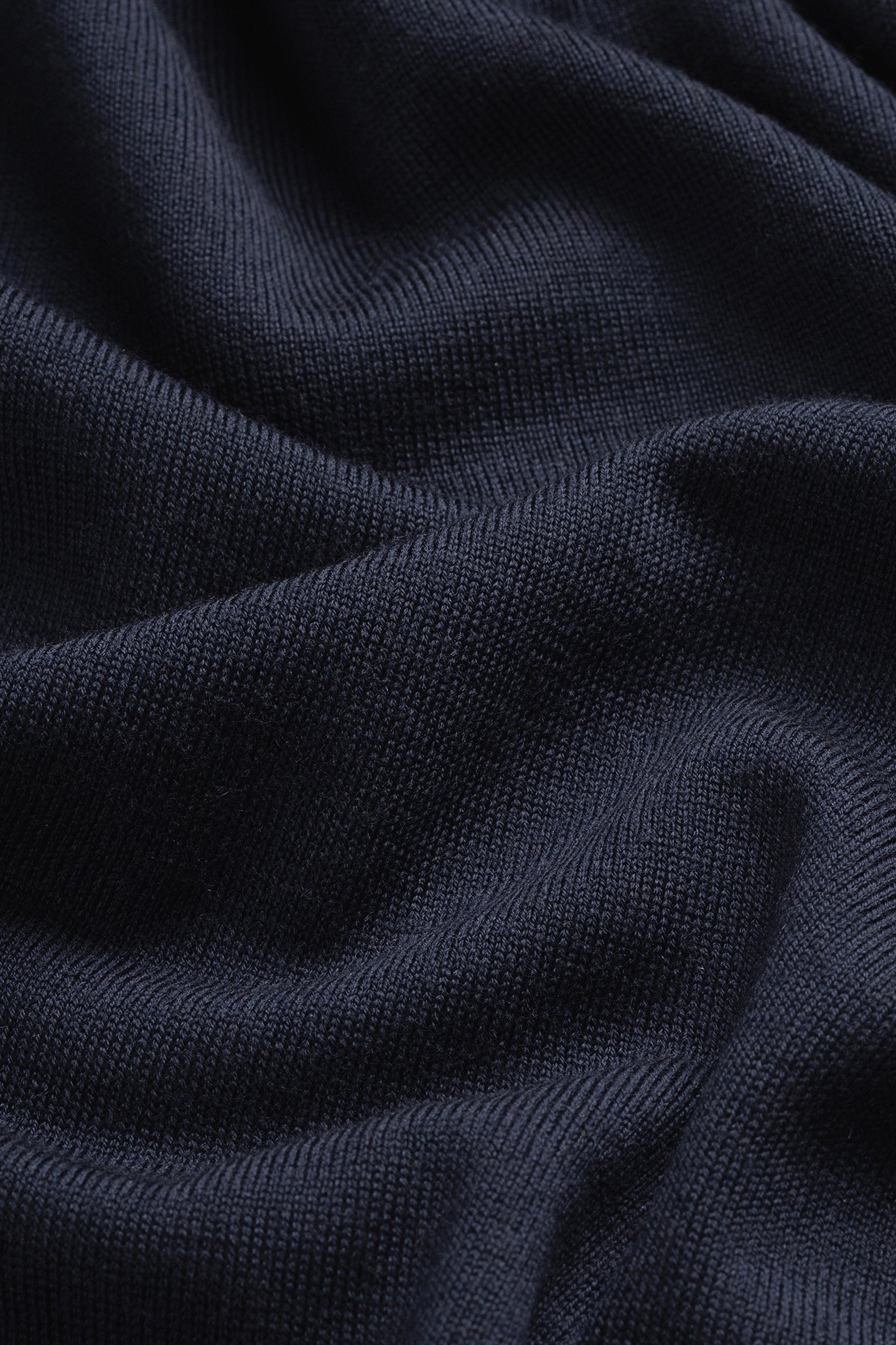 POLO LONG SLEEVE 100% MERINO NAVY BLUE 7