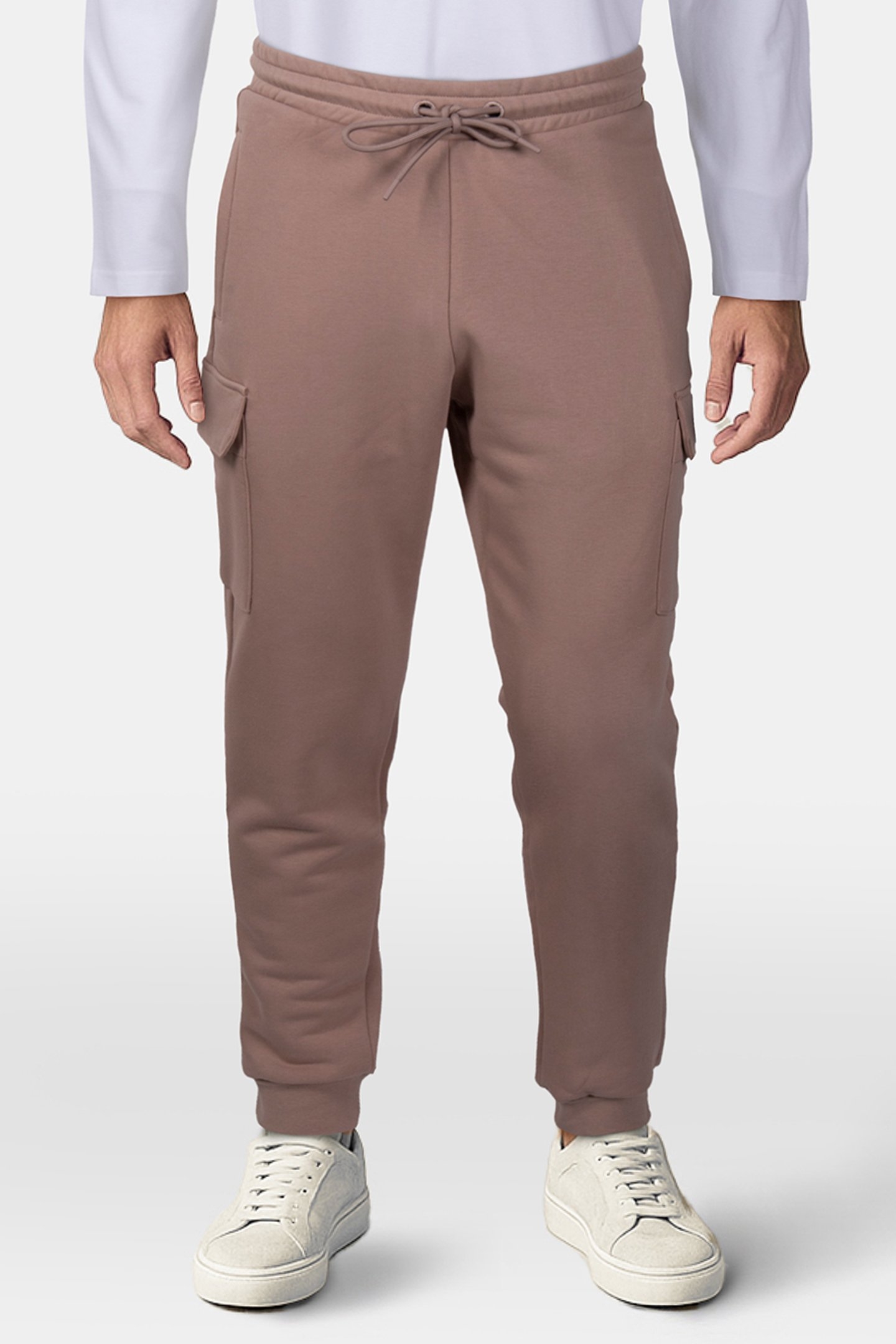 HEX LOGO JOGGER WARM TAUPE 1