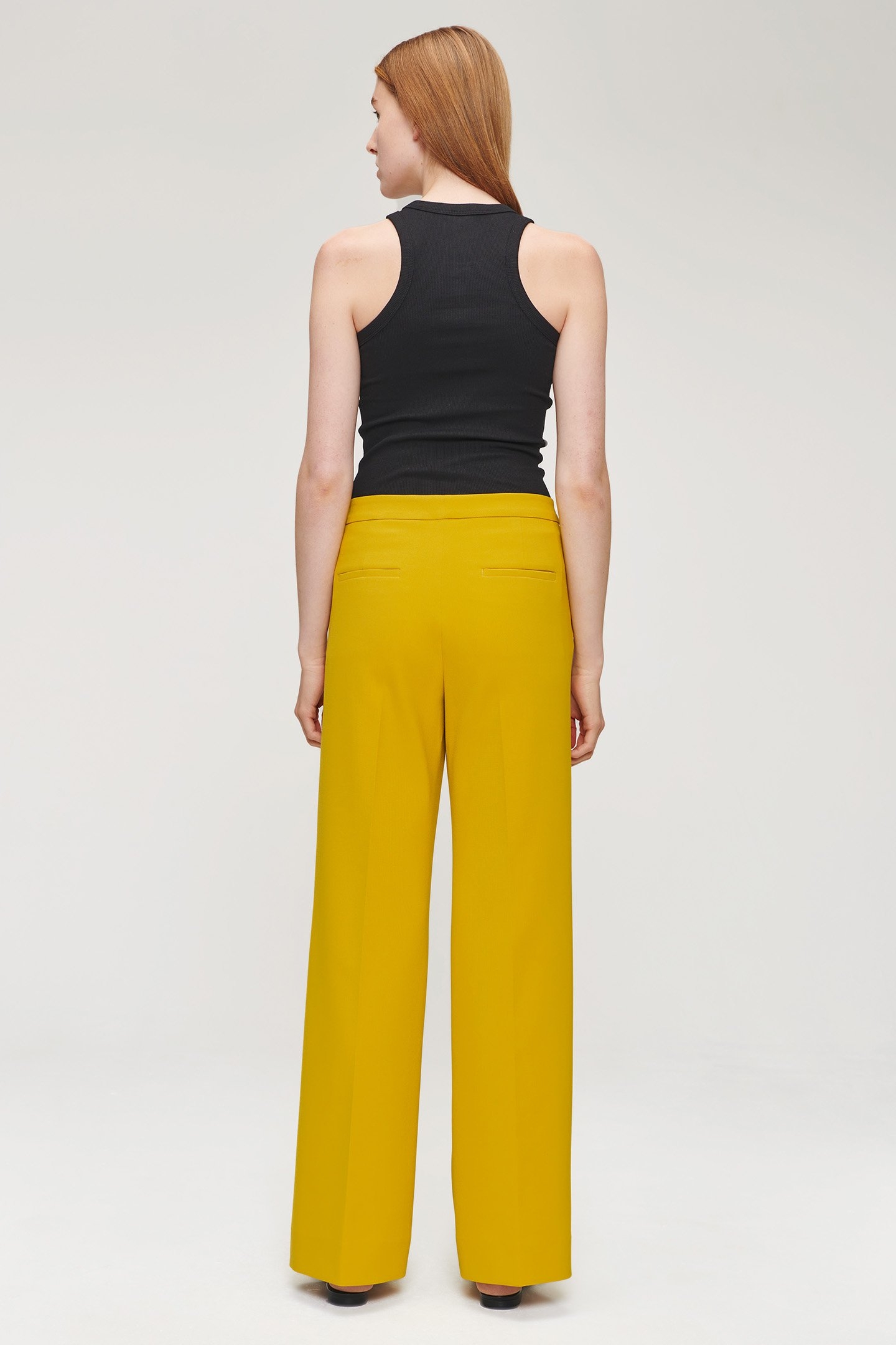 RELAXED FLARED PANTS TURMERIC 4