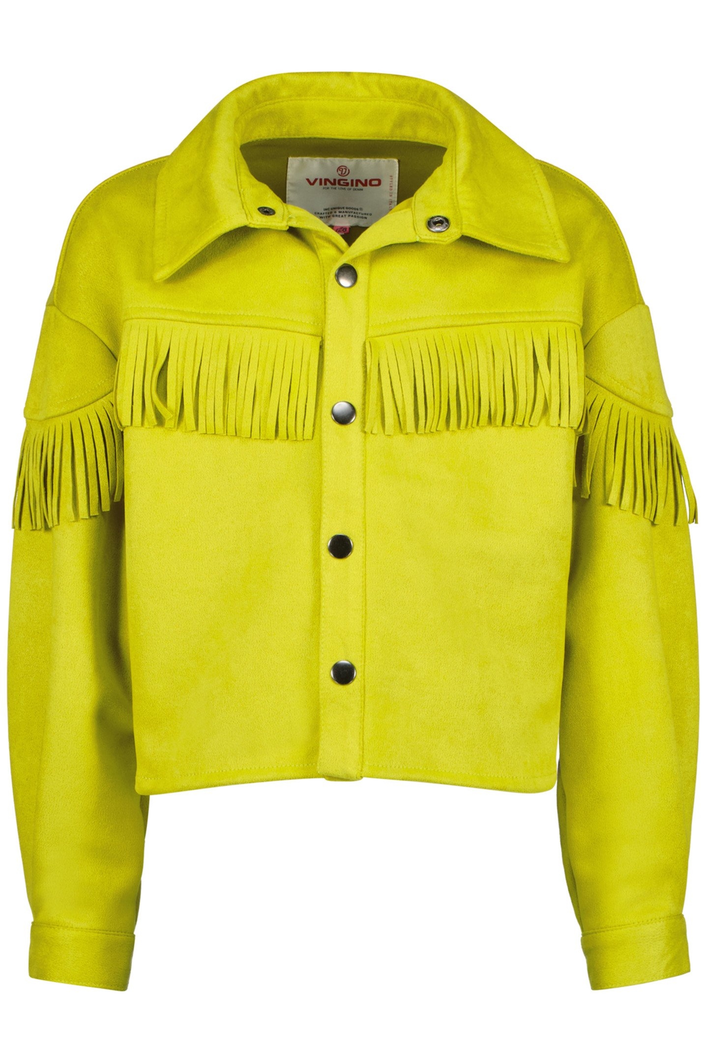 GIRL'S TANZIA JACKET INDOOR GREEN SPLASH 1