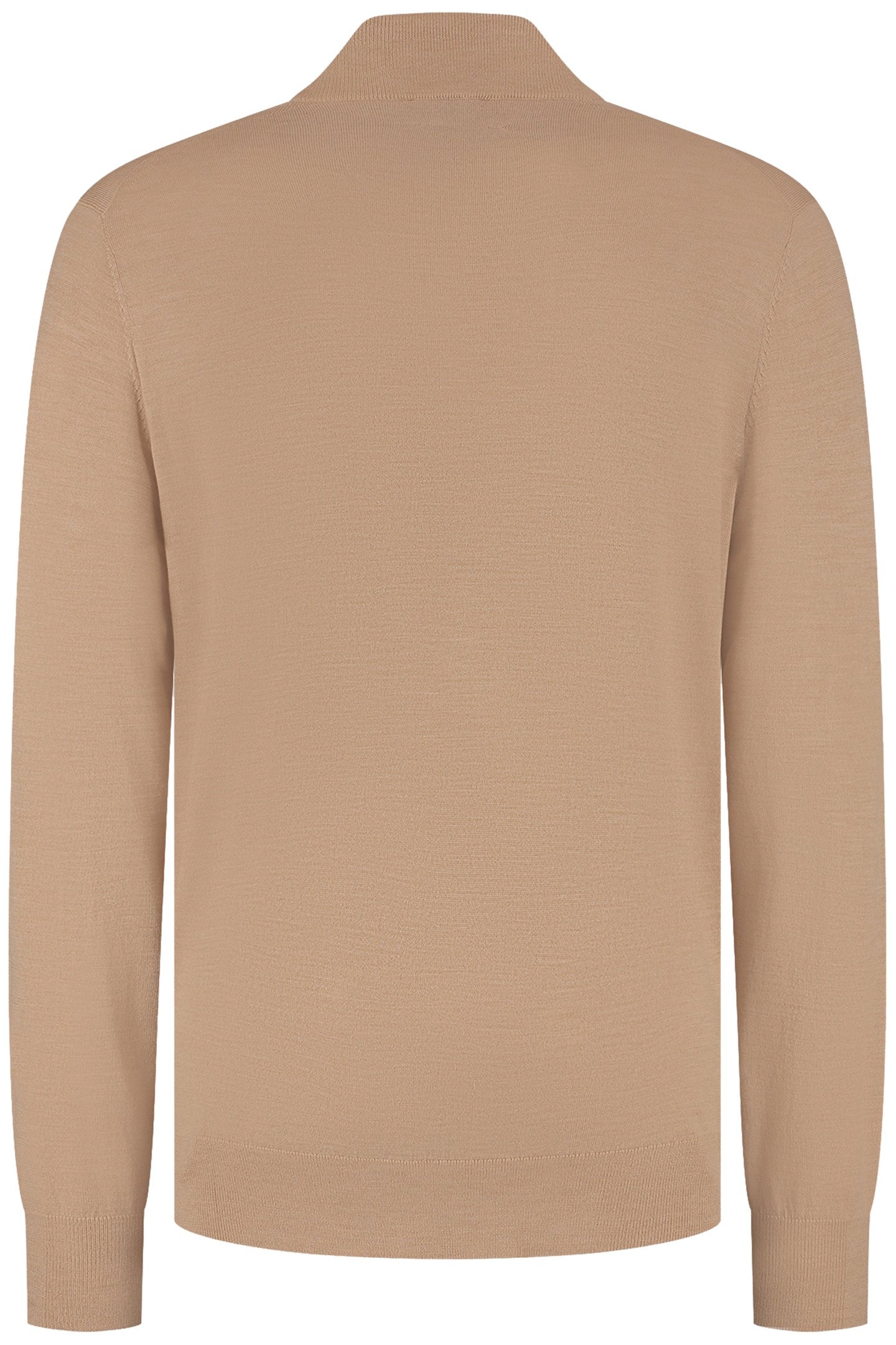 ZIP UP 100% MERINO SAHARA SAND 3