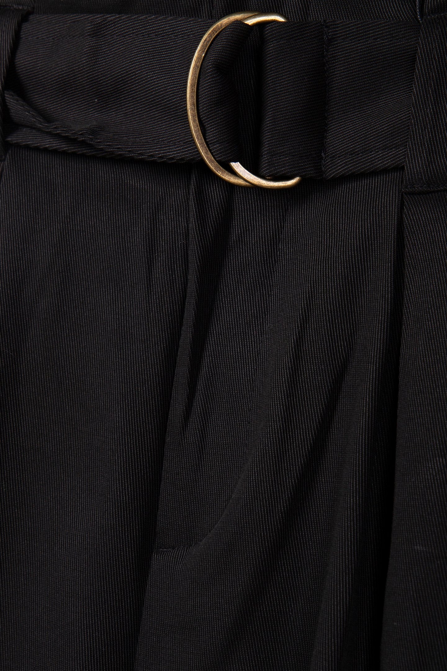 DAISY - HIGH RISE STRAIGHT LEG PAPER BAG PANT BLACK 4