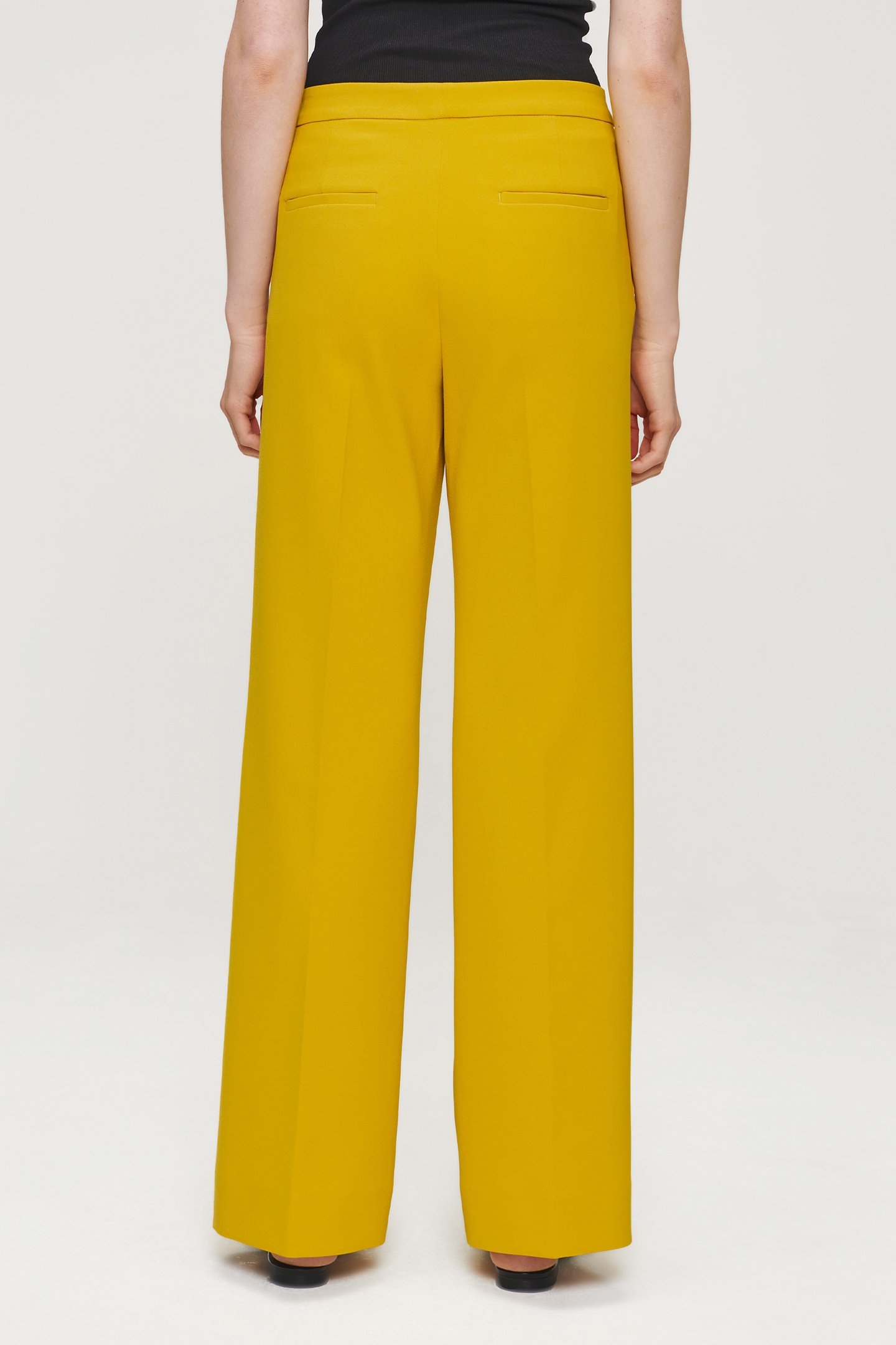 RELAXED FLARED PANTS TURMERIC 2