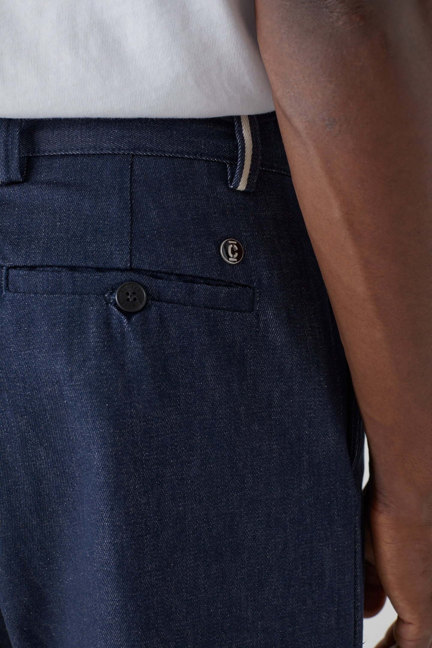 LIVINGTON WIDE JEANS DARK BLUE 8