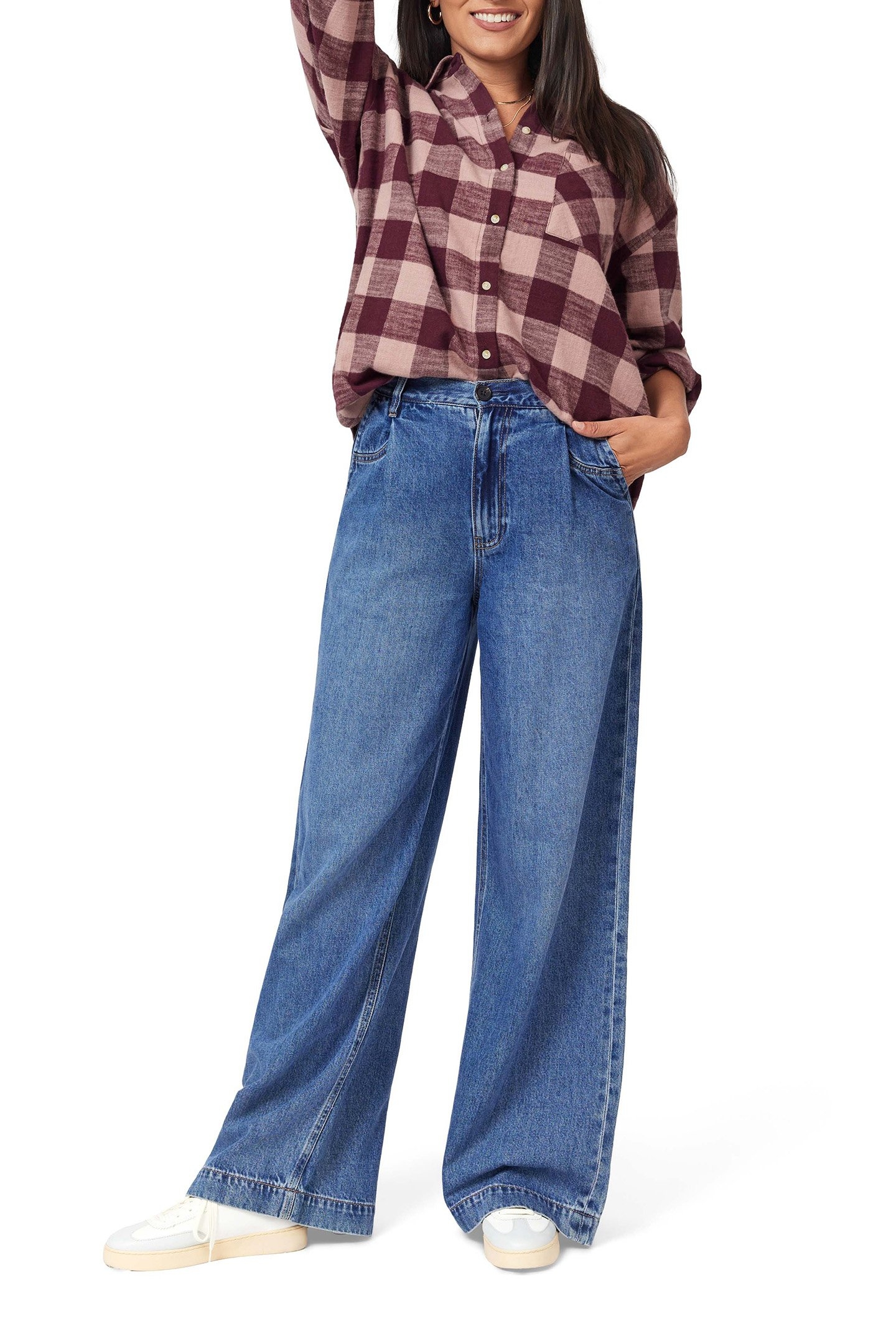 OVERSIZED SHIRT WINETASTING BUFFALO CHECK 3