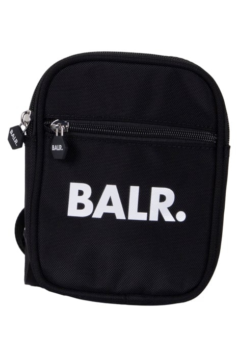 UNISEX B-SERIES CROSS BODY BAG JET BLACK/BRIGHT WHITE 2