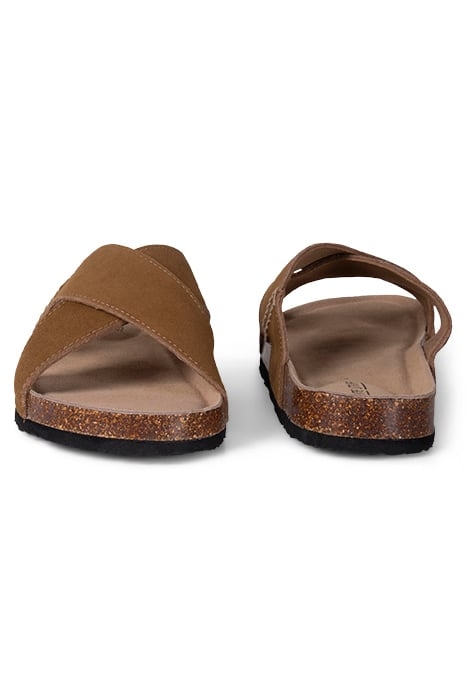 CROSSOVER FOOTBED SANDAL MID TAN 2