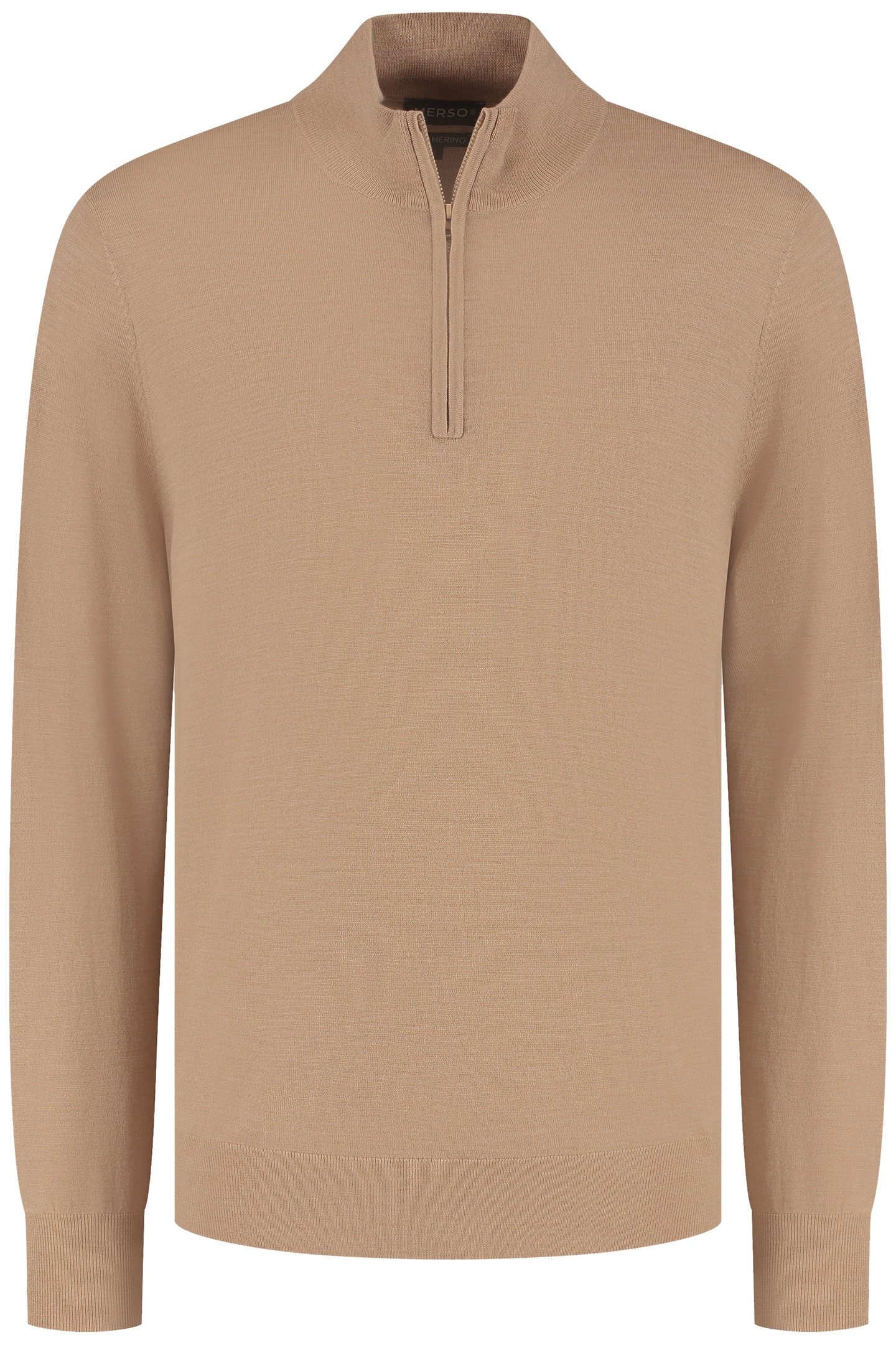 ZIP UP 100% MERINO SAHARA SAND 2